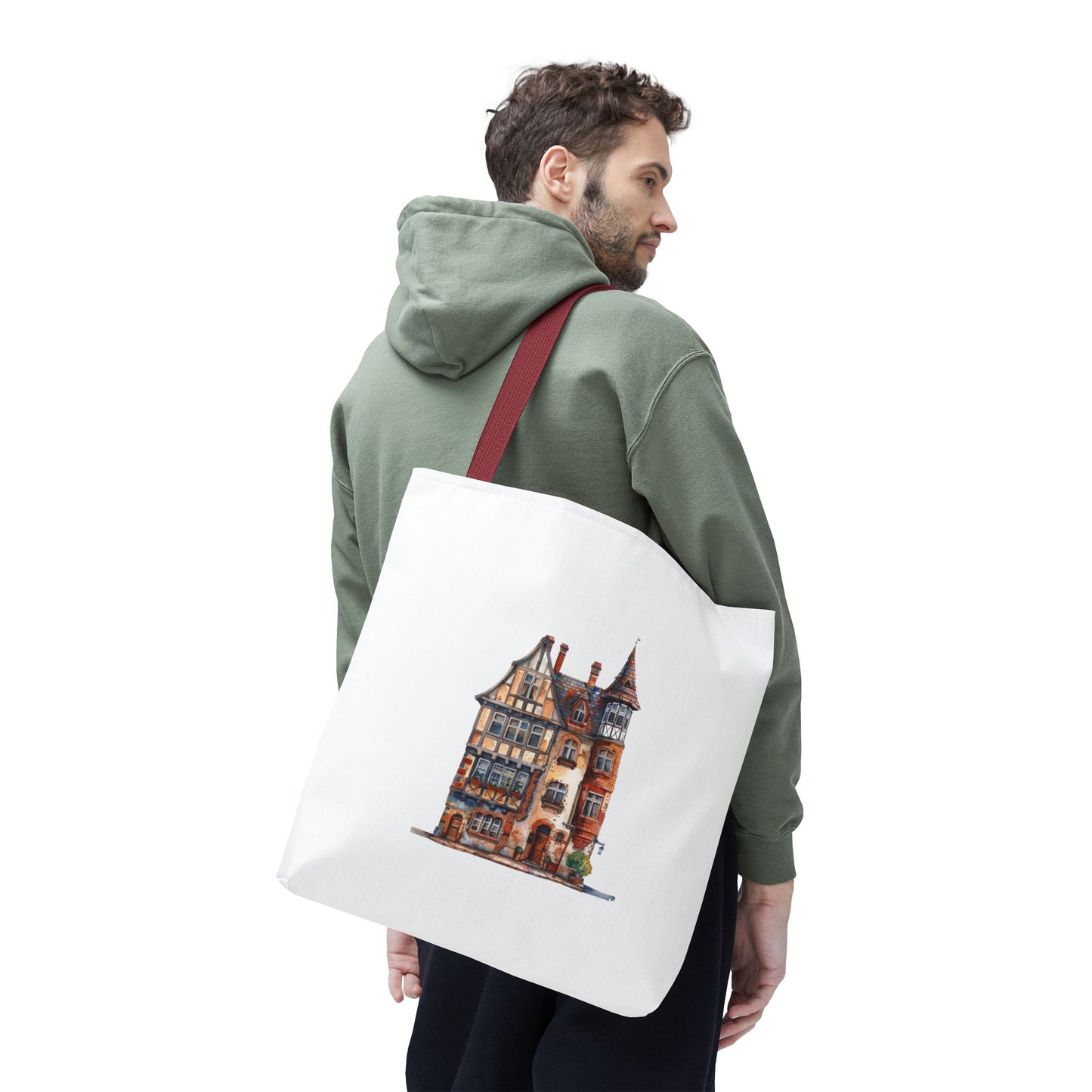 Charming Illustrated Tote Bag, Perfect for Shopping, Beach Days, Eco-Friendly, Gift for Gardeners, Art Lovers, Travel Essential