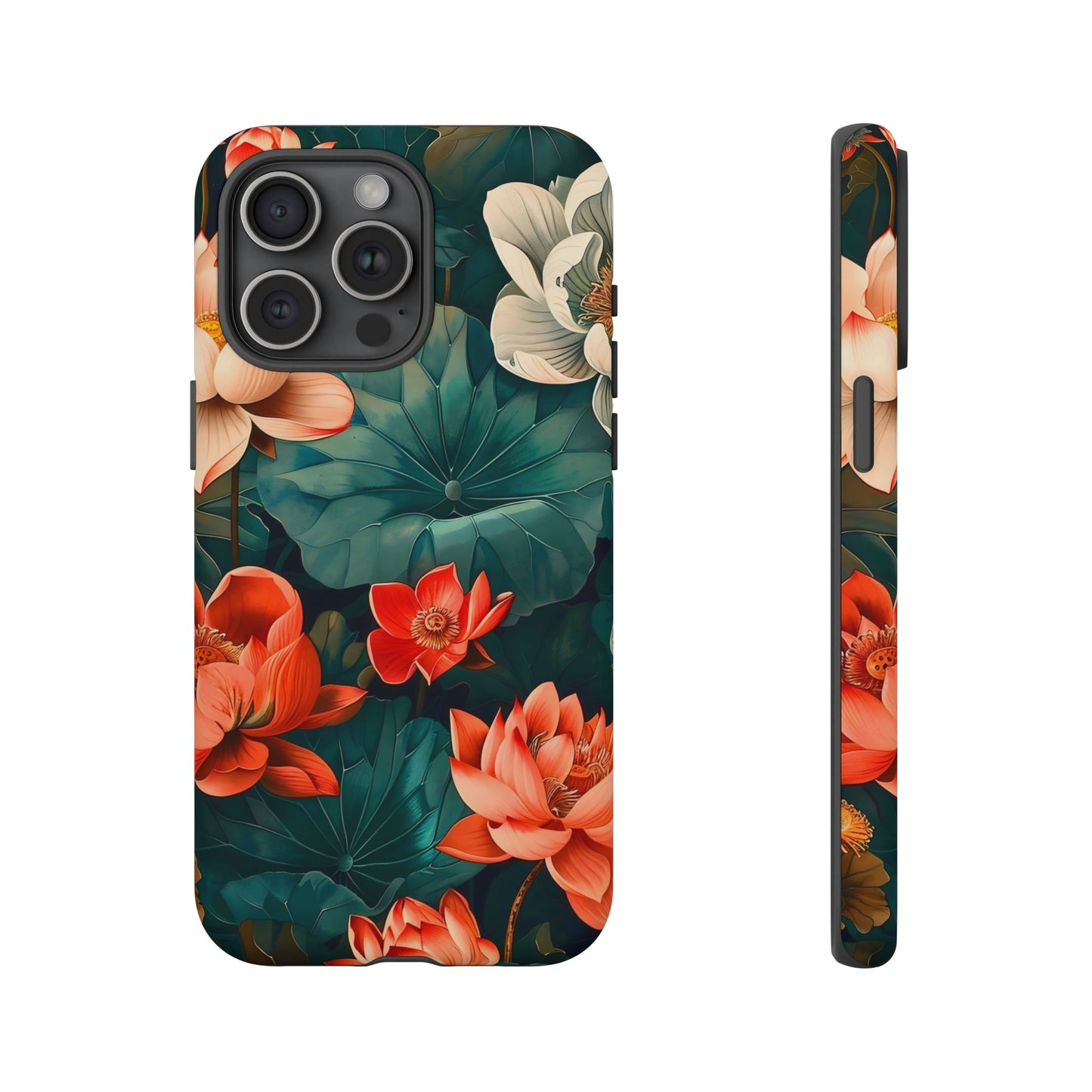 Flower Phone Case, Floral Phone Cover, Tough Case for Floral Lovers, Gift for Her, Stylish Tech Accessories