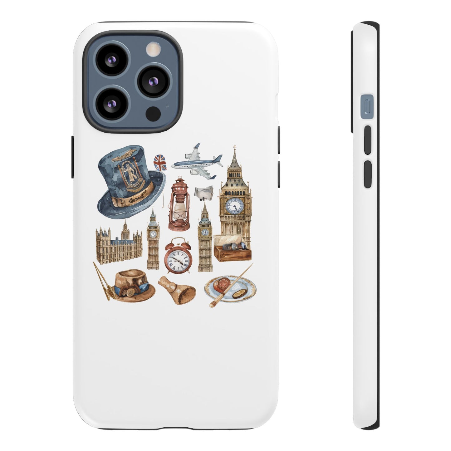 London-Themed Phone Case, Durable iPhone Cover, Gift for Travelers, Unique Cell Phone Accessories, Stylish Gadget Protection