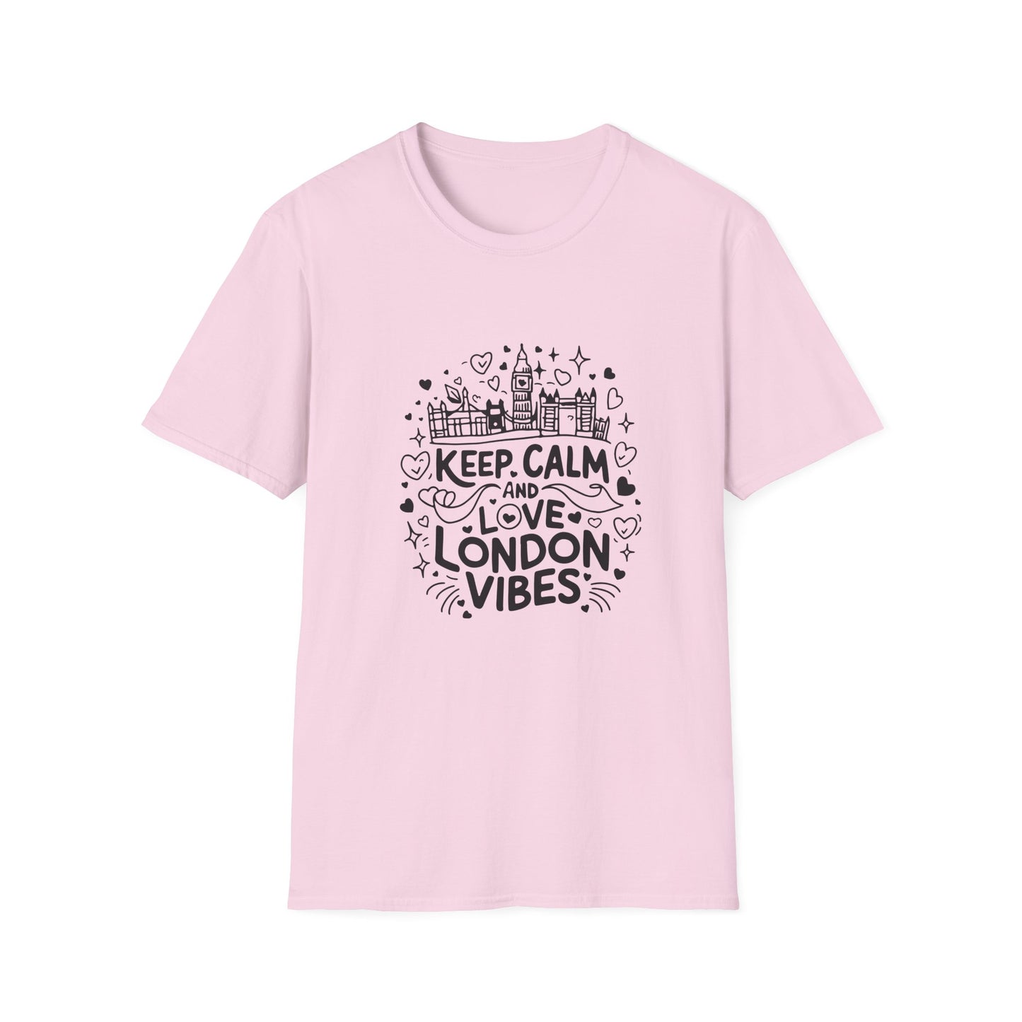 Love London Vibes Breathable Unisex Softstyle T-Shirt