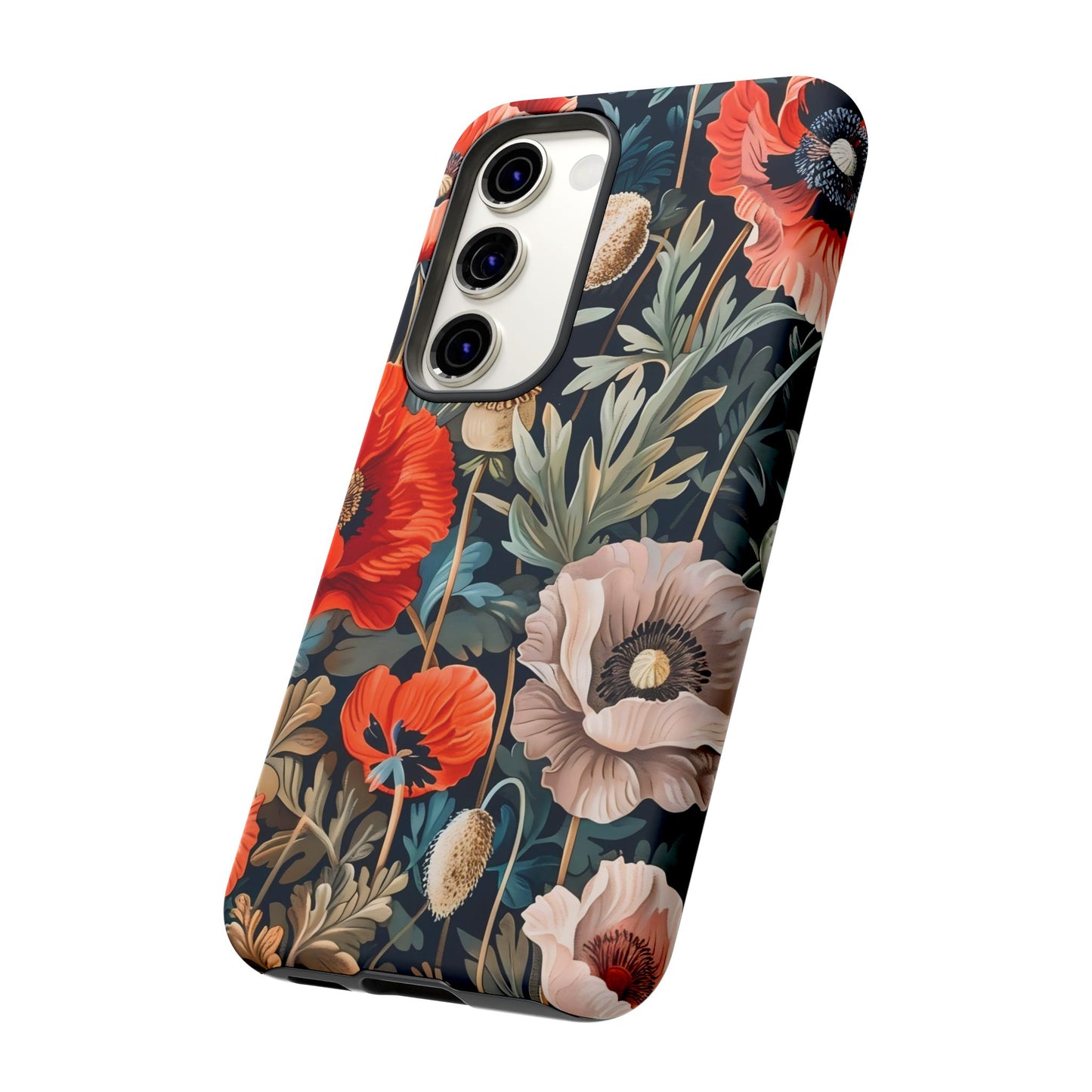 Floral Phone Case - Tough Cases, Flower Design, Chic Tech Accessories, Stylish Gifts, Unique Phone Protectors