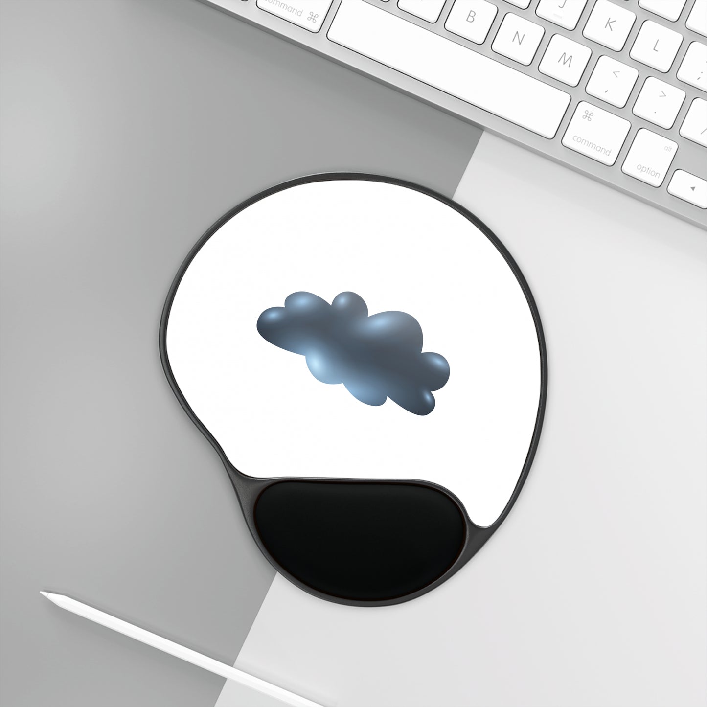 Soft Cloud Mouse Pad with Wrist Rest, Ergonomic Office Accessory, Cute Desk Decor, Gift for Gamers and Students, Home Office Essentials