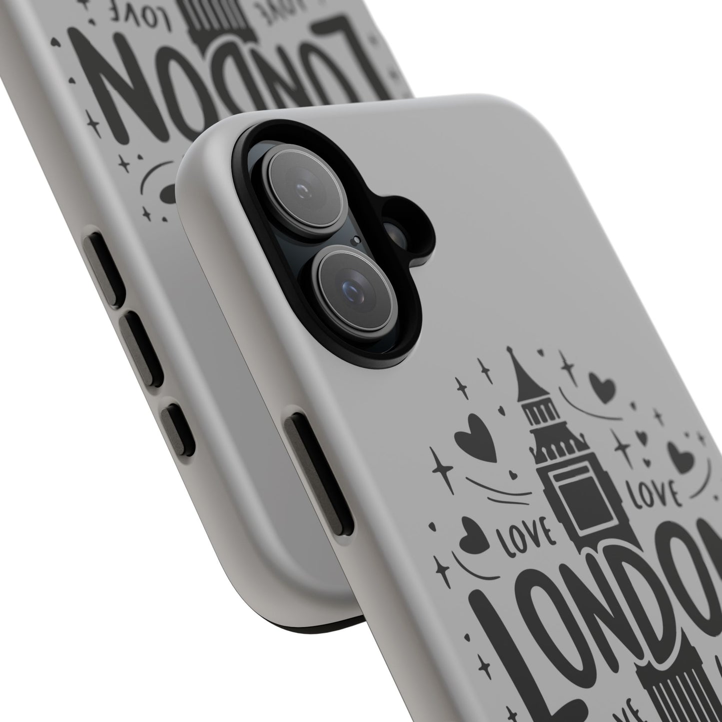 London Love Phone Case, Tough Cases, Stylish Phone Accessories, Unique Gift for Travelers, London Souvenir, Love Design