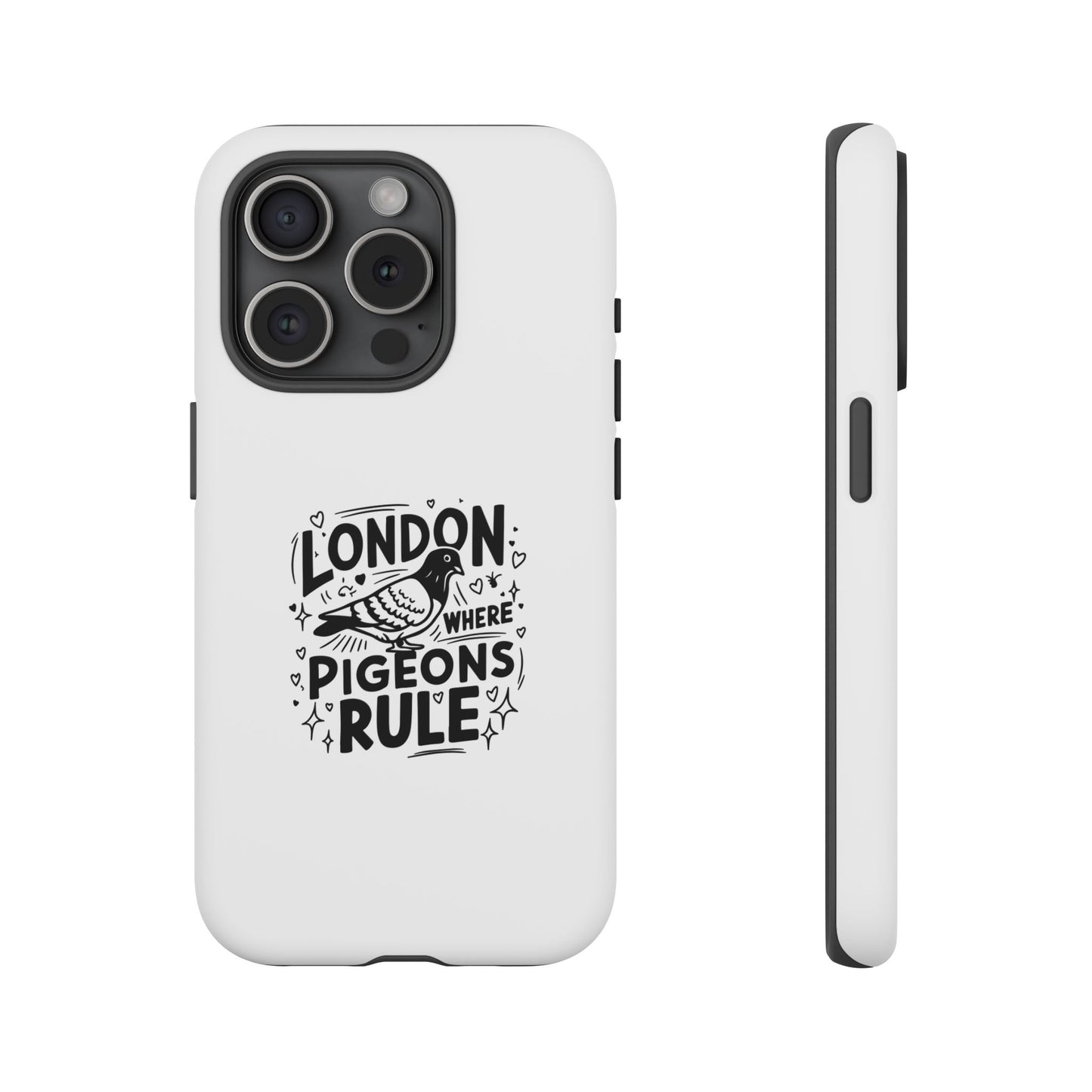 London Pigeons Rule Phone Case – Tough and Stylish Protection for Urban Aficionados