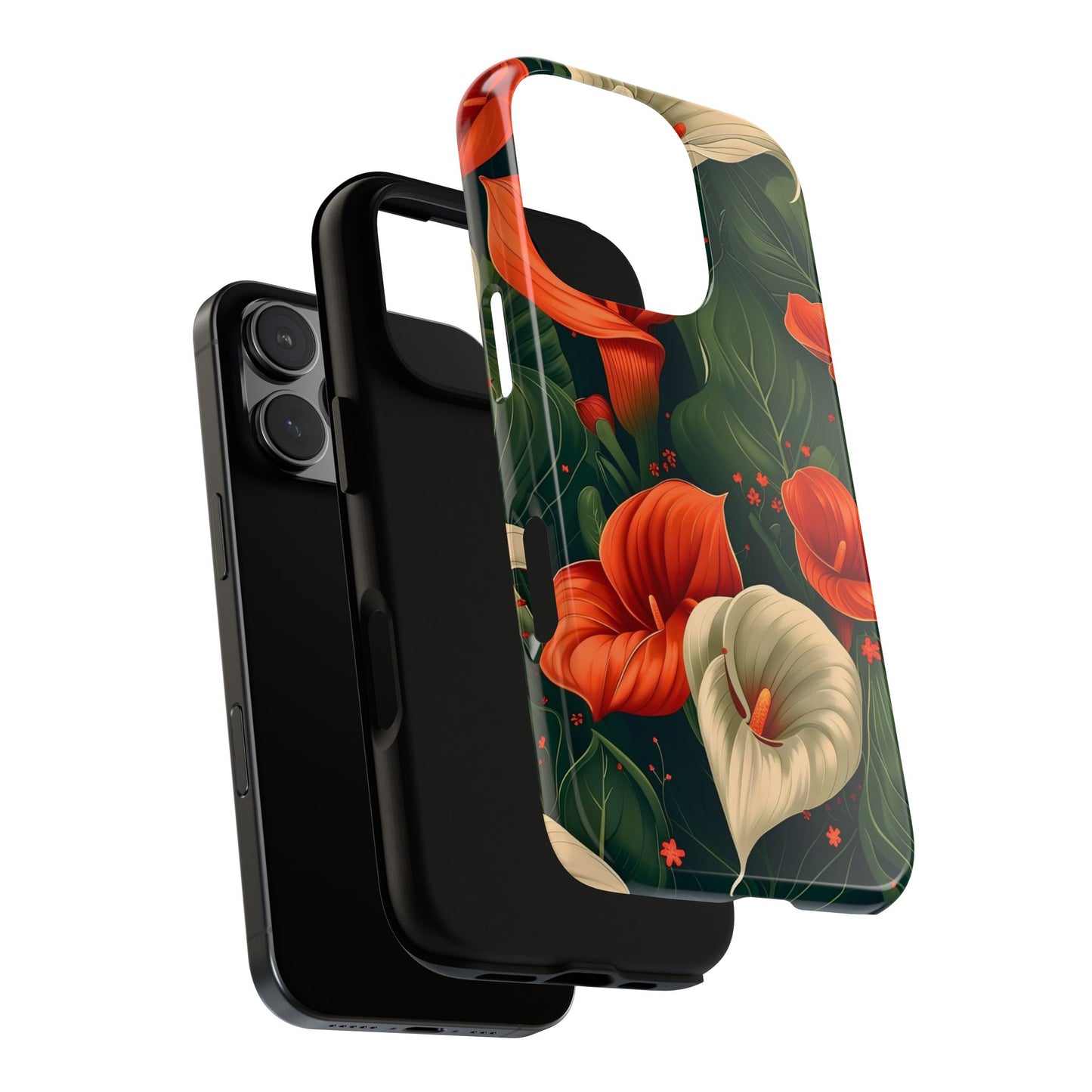 Floral Phone Case, Tough Cases for Stylish Protection, Gift for Her, Nature Lovers, Phone Accessories, Trendy Tech