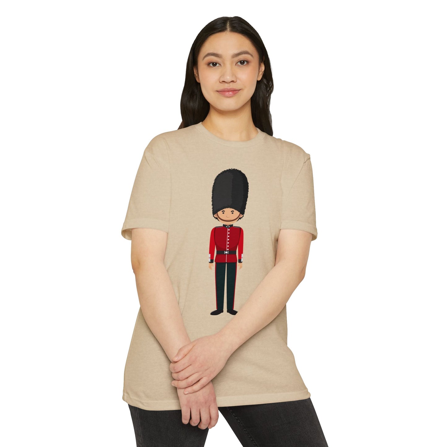 Unisex CVC Jersey T-shirt - Honor in Red - British Soldier Uniforms