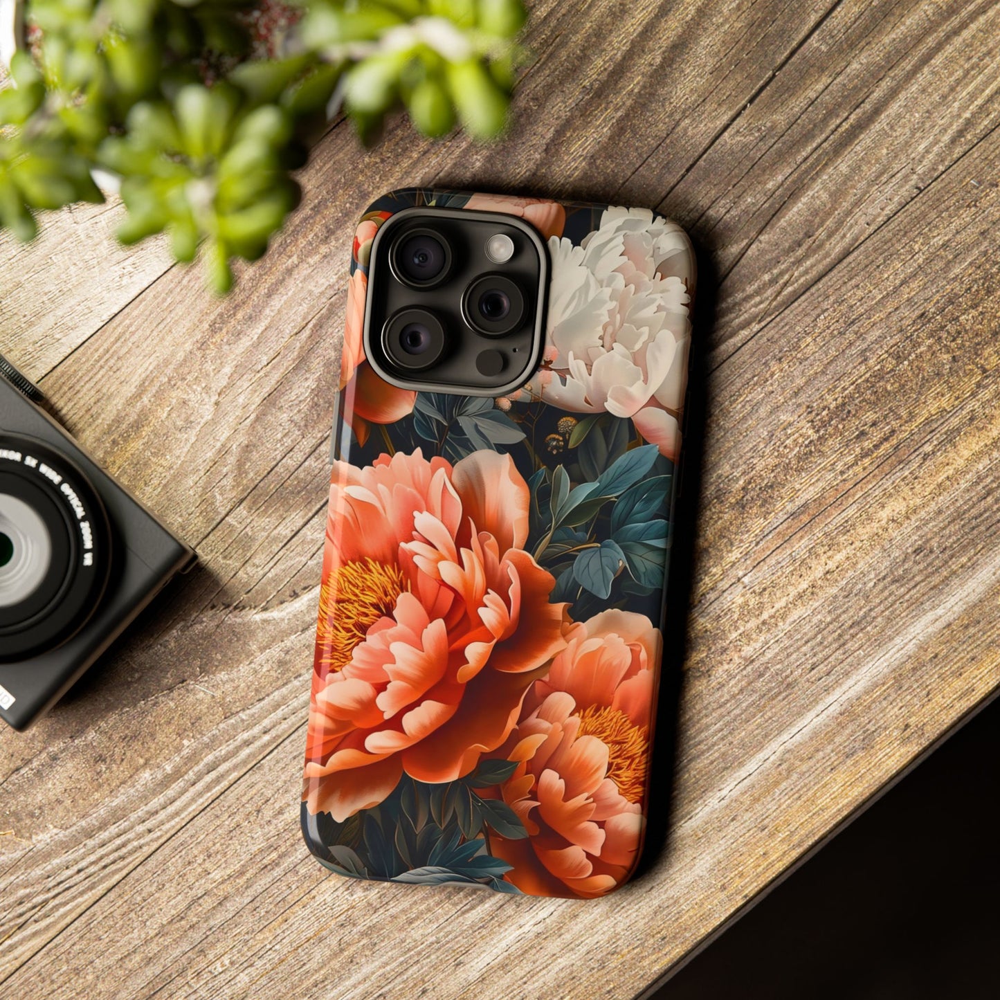 Floral Phone Case - Tough Cases, Durable Cover, Flower Design, Unique Gift, Phone Accessories