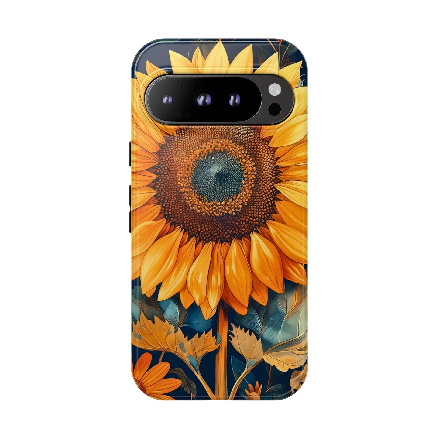 Sunflower Phone Case - Floral Design for Nature Lovers, Cute Spring Accessory, Gift for Her, Eco-Friendly Cover