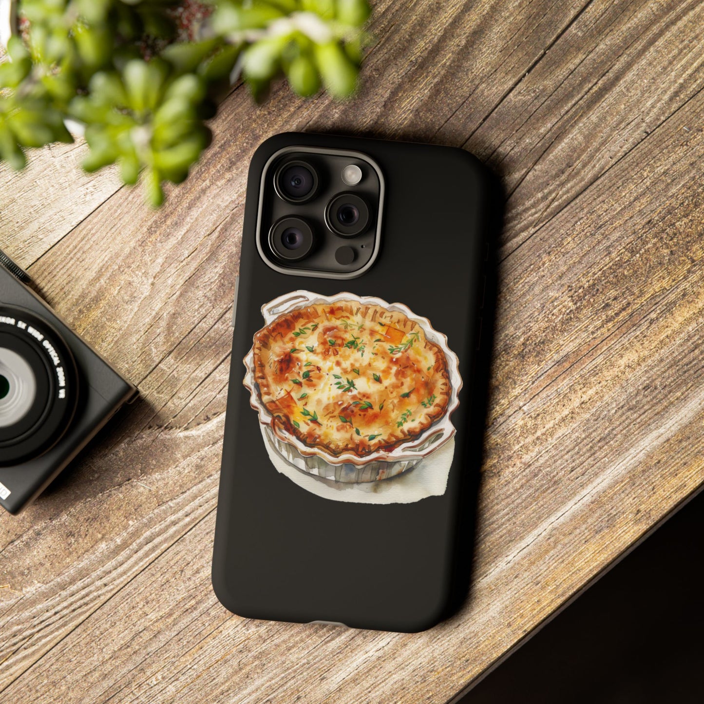 Quiche Phone Case - Funky Kitchen Decor, Foodie Gift, Chef Accessories, Culinary Art, Quirky Phone Cover