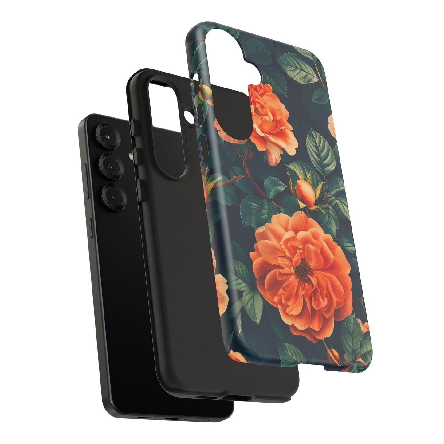 Floral Phone Case, Tough Cases for Nature Lovers, Botanical Design, Phone Protection, Gift for Her, Trending Floral Accessories