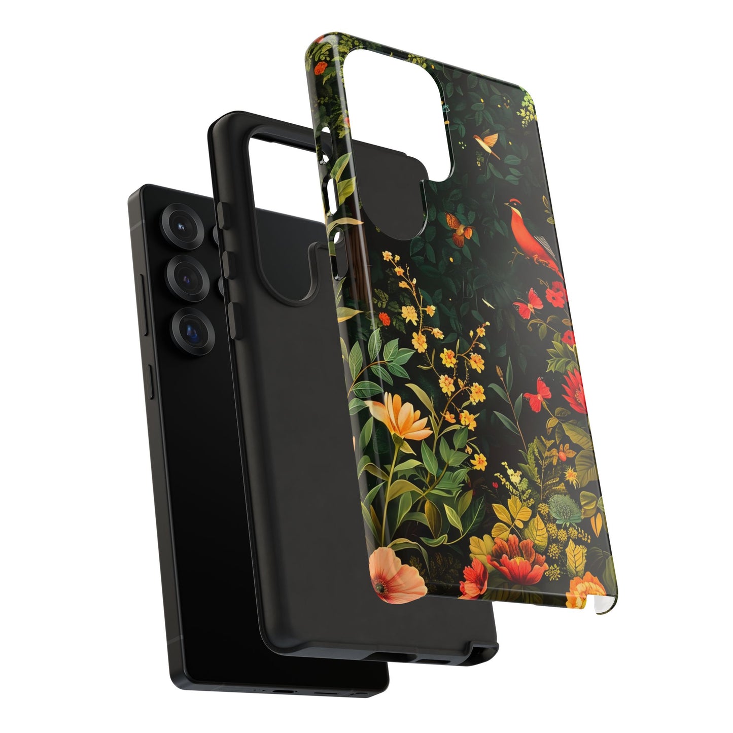 Floral Tough Phone Case, Nature-Inspired Design, Ideal for Garden Lovers, Gift for Birthdays, Christmas, Eco-Friendly Accessory