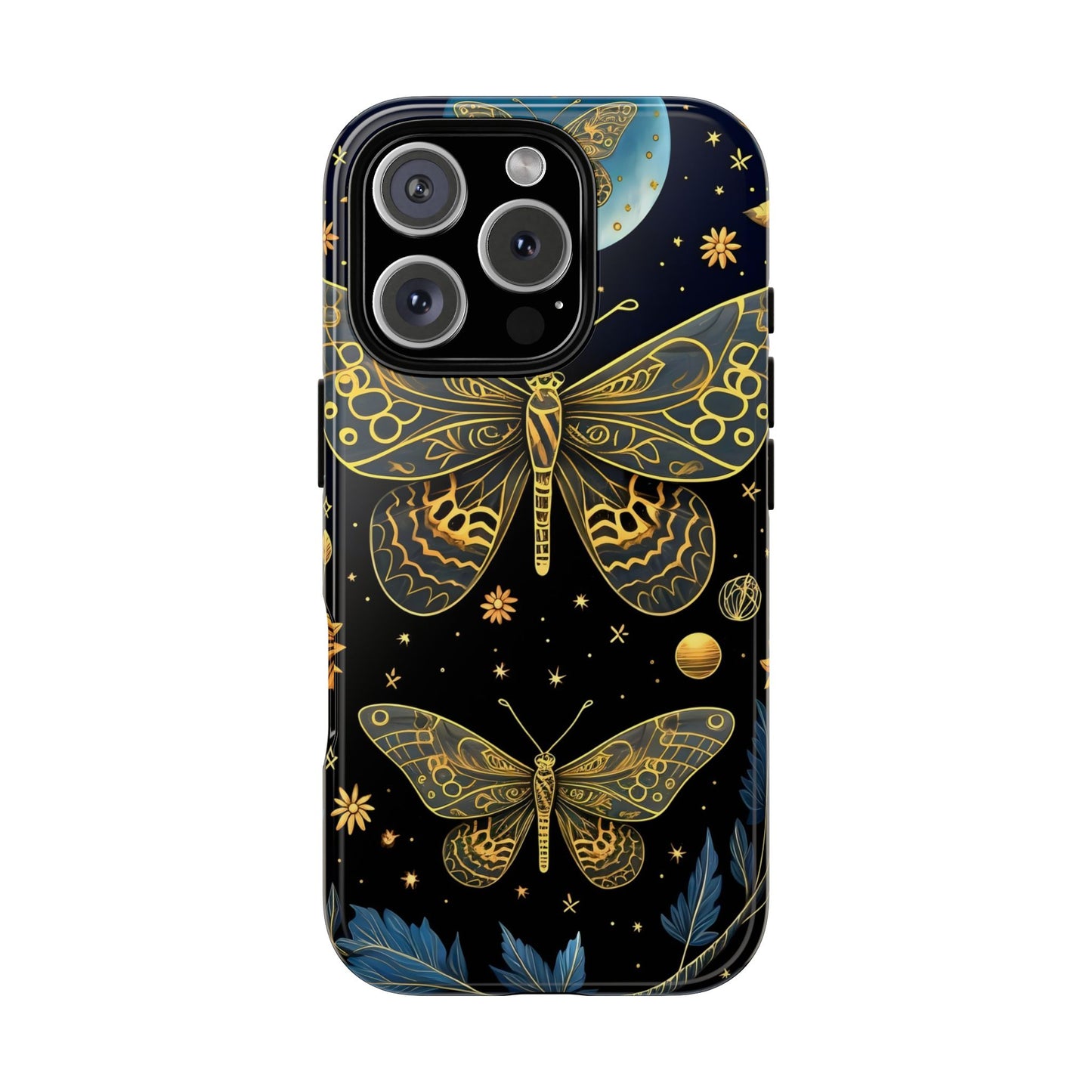 Butterfly Galaxy Phone Case | Tough Cases for Nature Lovers, Unique Phone Covers, Gift for Her, Boho Style, Floral Design