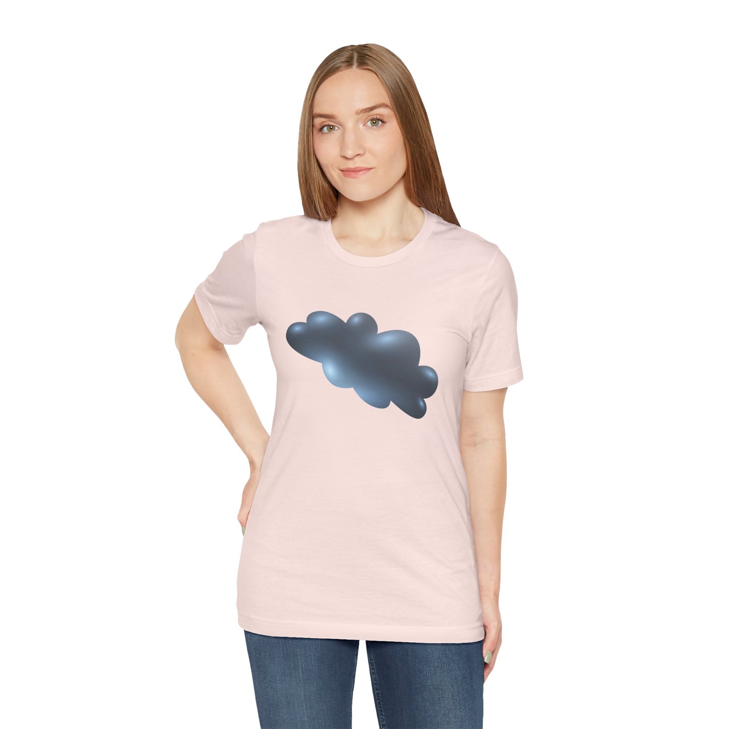 Unisex Jersey Short Sleeve Tee - Serene Cloudscape - Dreamy Cloud