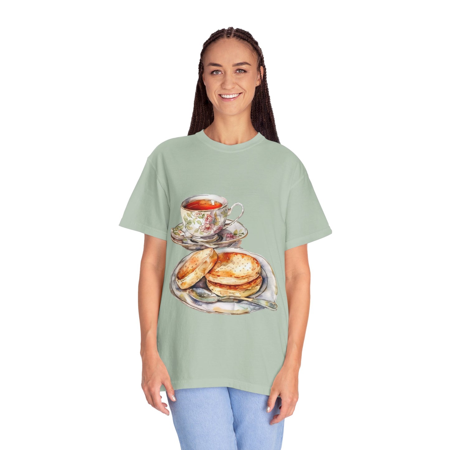 Unisex Garment-Dyed T-shirt - Sunday Roasts & Afternoon Tea - The Heart of British Cuisine