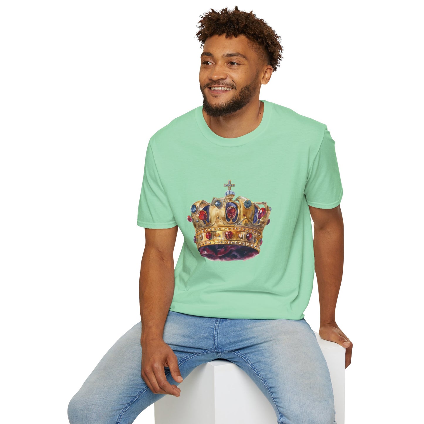 Unisex Softstyle T-Shirt - Symbolic British Royal Crown
