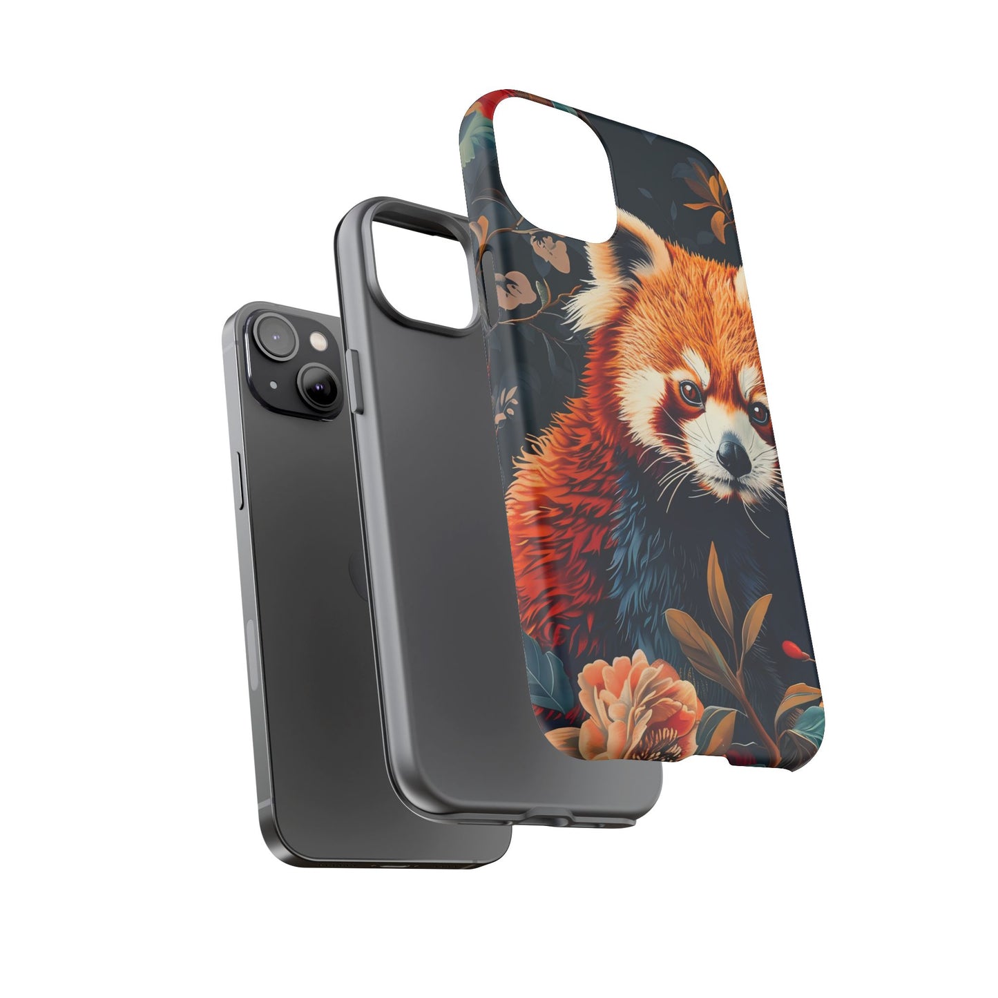 Cute Red Panda Phone Case, Wildlife Lover Gift, Tough Cases for iPhone, Nature-Themed Phone Cover, Animal Art Shell, Cute Tech Accessories