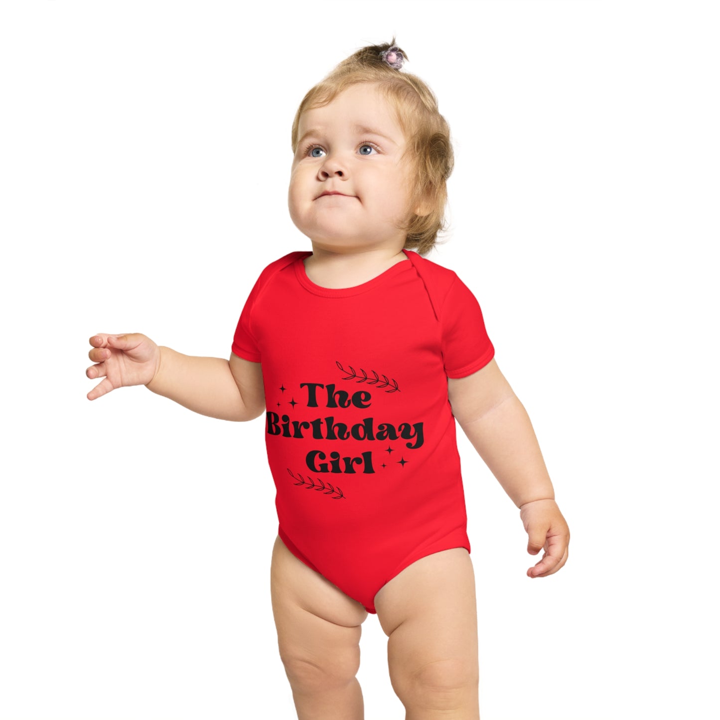 The Birthday Girl Baby Bodysuit - Cute Short Sleeve Infant Outfit for Celebrations