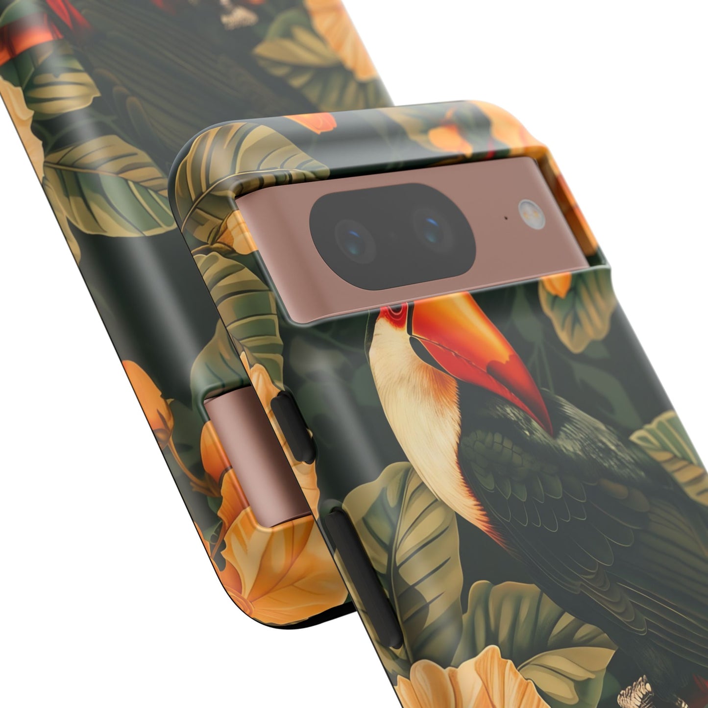 Tropical Toucan Phone Case, Exotic Bird Cover, Nature Lover Gift, Eco-Friendly Design, Customizable Tech Accessory