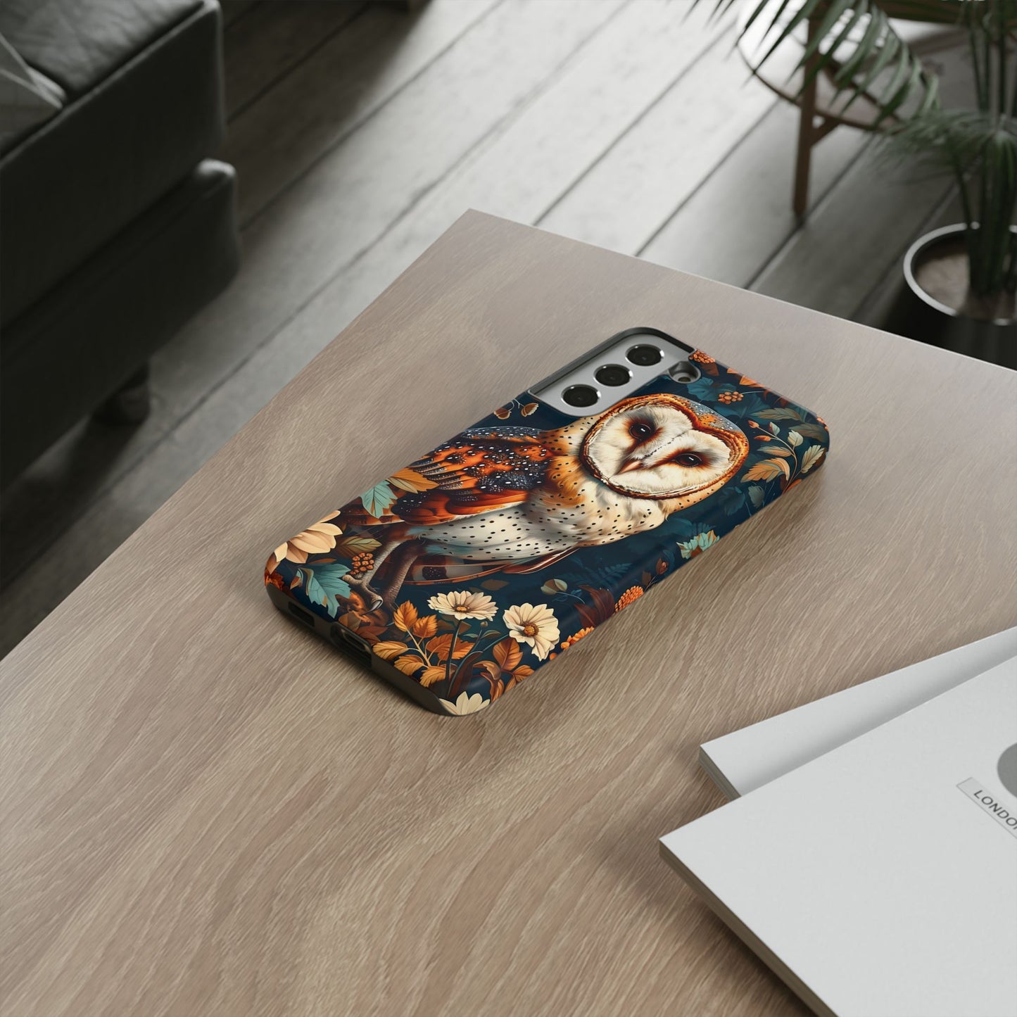 Barn Owl Phone Case | Tough Cases, Nature Lover Gift, Wildlife Accessory, Eco-Friendly Phone Protection, Unique Gift Idea