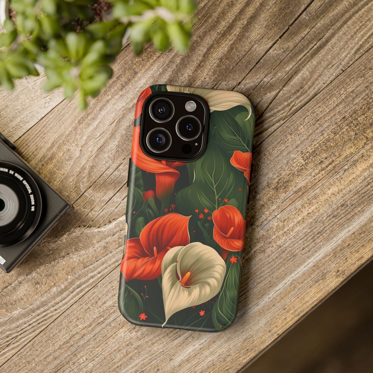 Floral Phone Case, Tough Cases for Stylish Protection, Gift for Her, Nature Lovers, Phone Accessories, Trendy Tech
