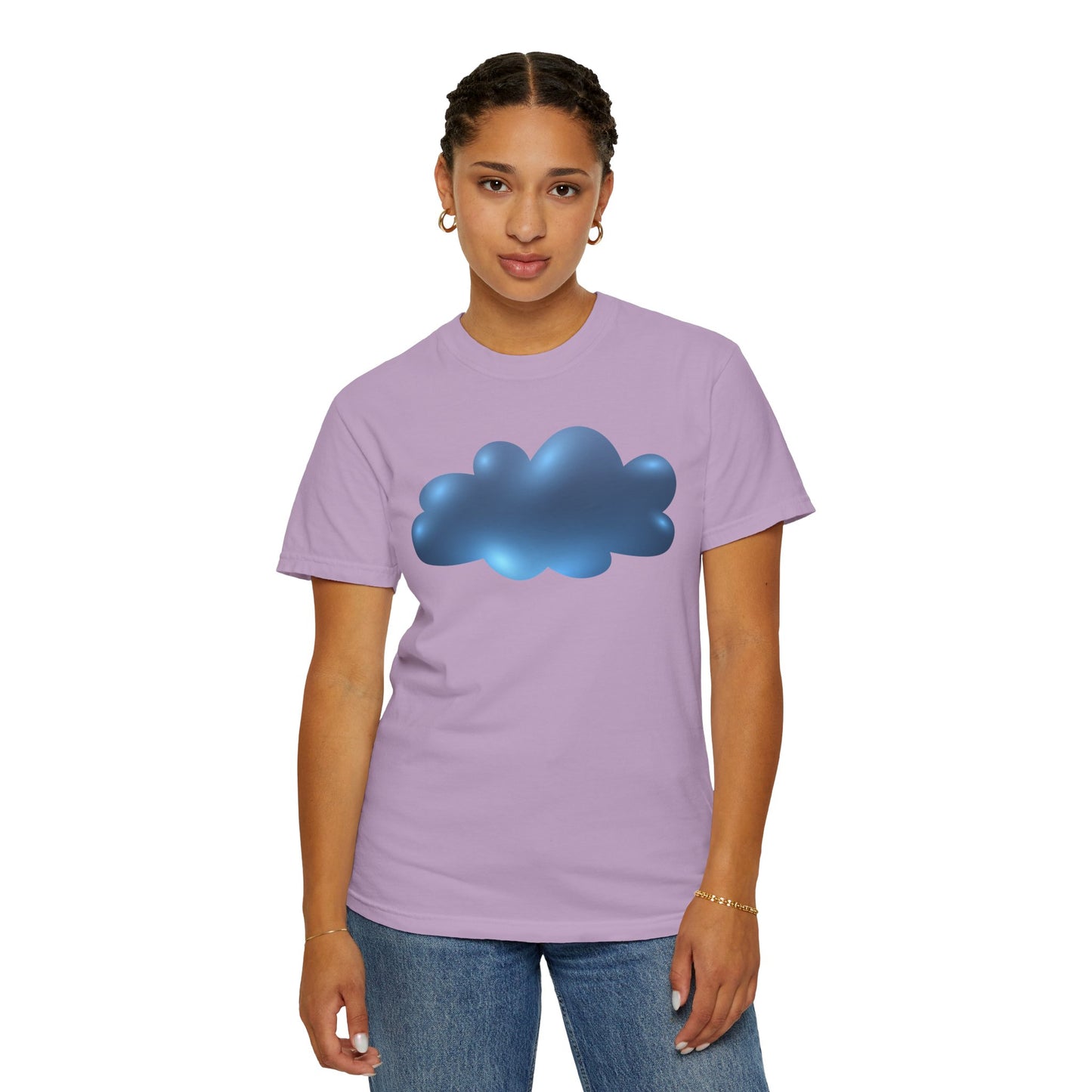 Unisex Garment-Dyed T-shirt - Serene Cloudscape