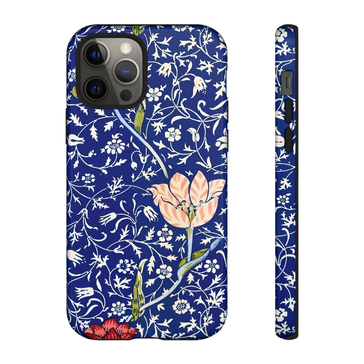 Floral Phone Case, Unique Tough Phone Cover, Gift for Her, Spring Decor, Durable Protective Case, Elegant Floral Design