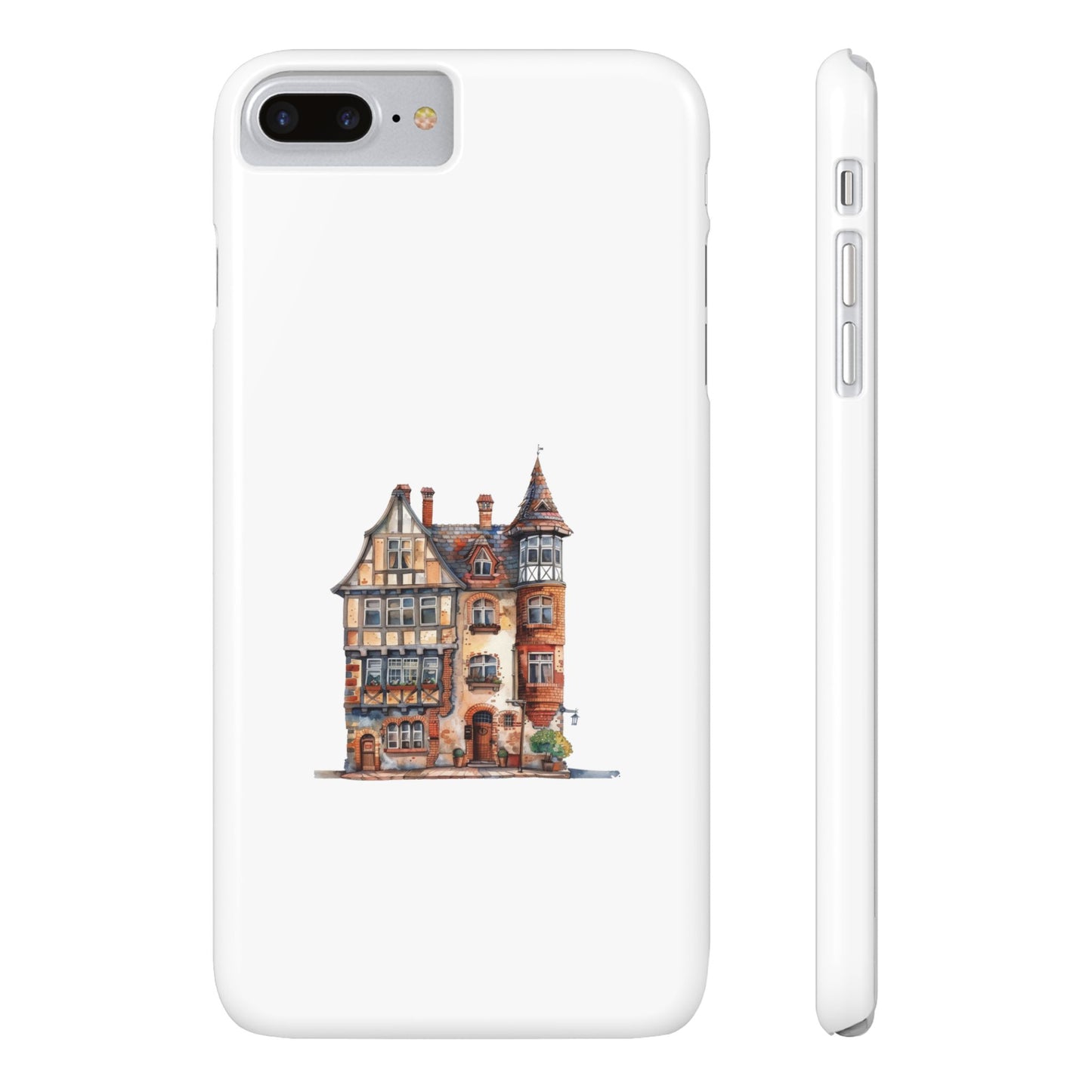 Charming House Design Slim Phone Cases - Perfect for Home Decor Lovers, Gifts, Phone Accessories, Unique, Personalized