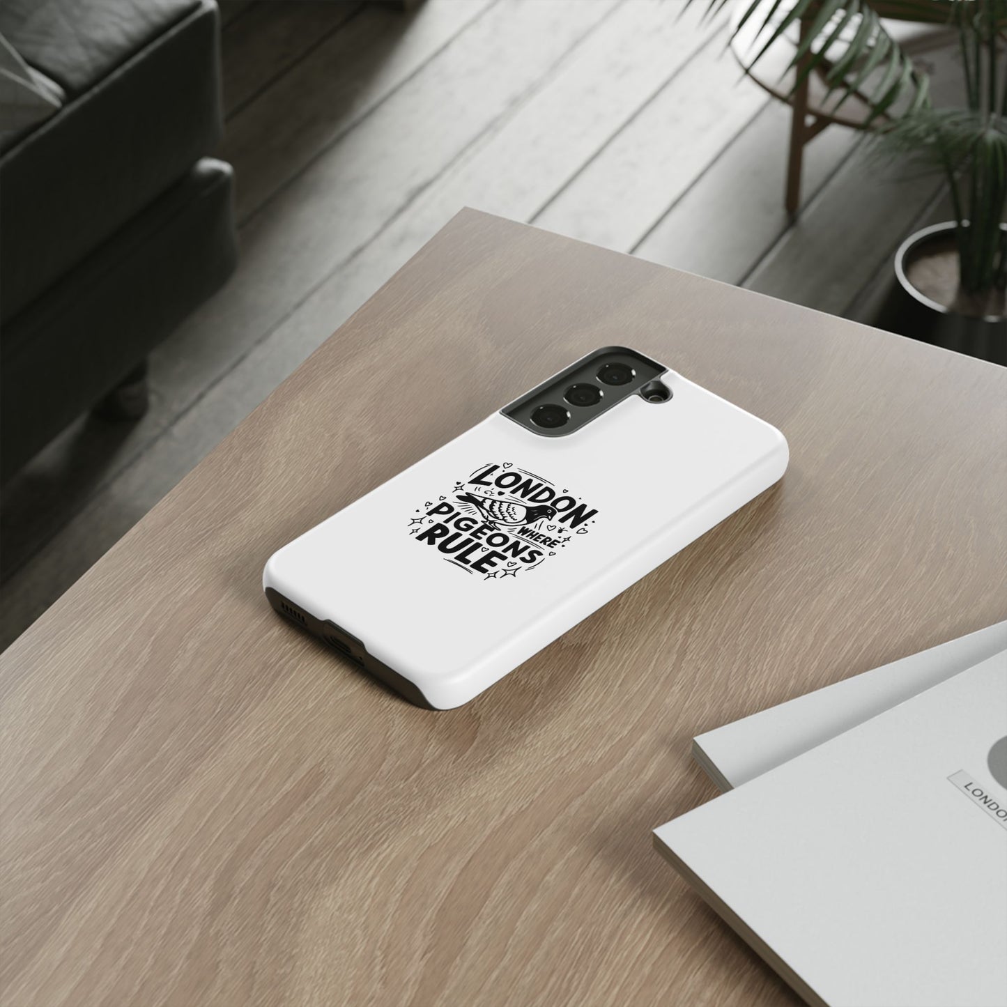 London Pigeons Rule Phone Case – Tough and Stylish Protection for Urban Aficionados