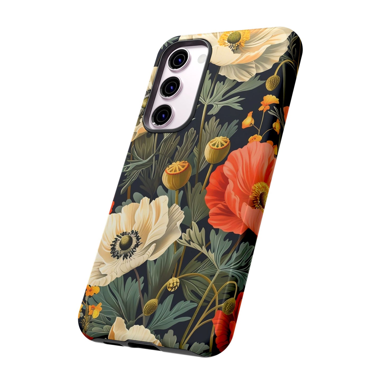 Floral Phone Case - Tough Cases with Vibrant Garden Design, Phone Accessory, Gift for Her, Spring Style, Nature Lover