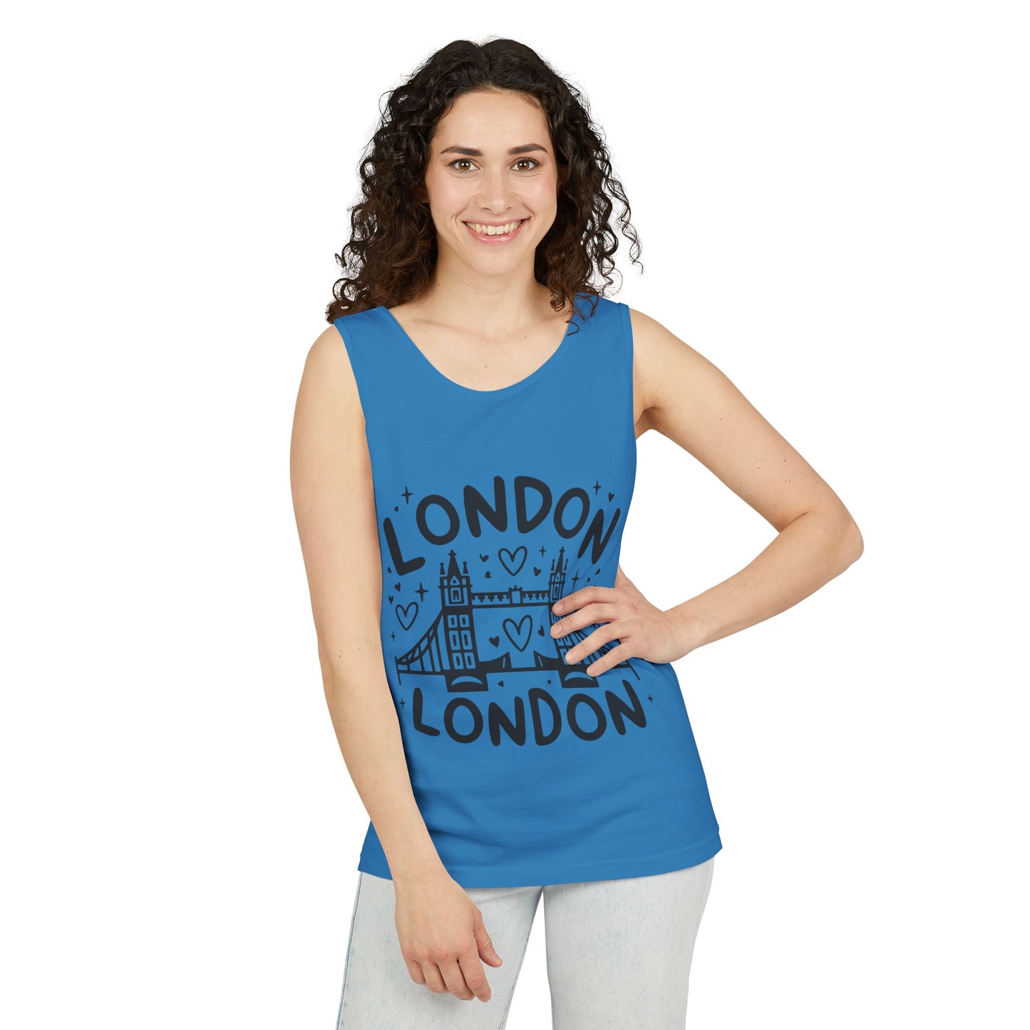 Unisex Garment-Dyed Tank Top - Stylish London