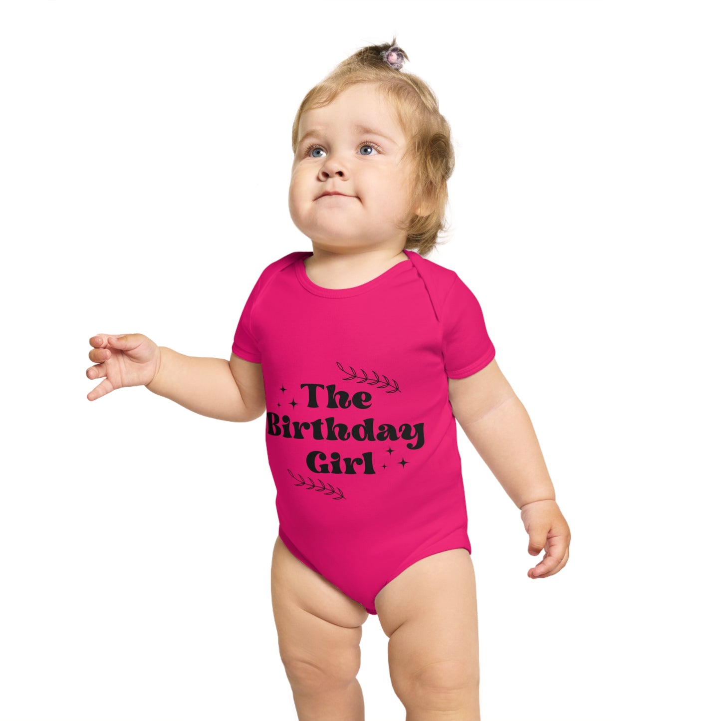 The Birthday Girl Baby Bodysuit - Cute Short Sleeve Infant Outfit for Celebrations