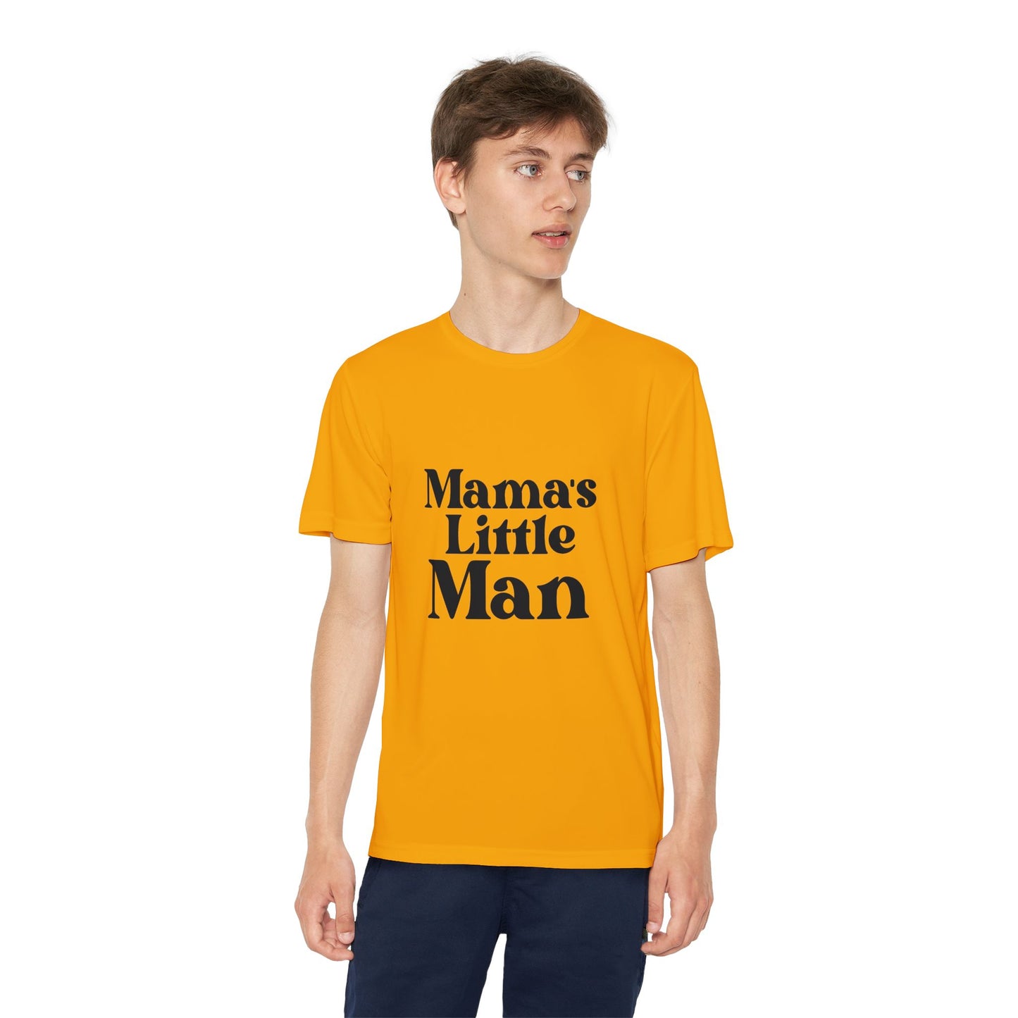 Mama's Little Man -Youth Tee - Comfy Cotton T-Shirt for Boys
