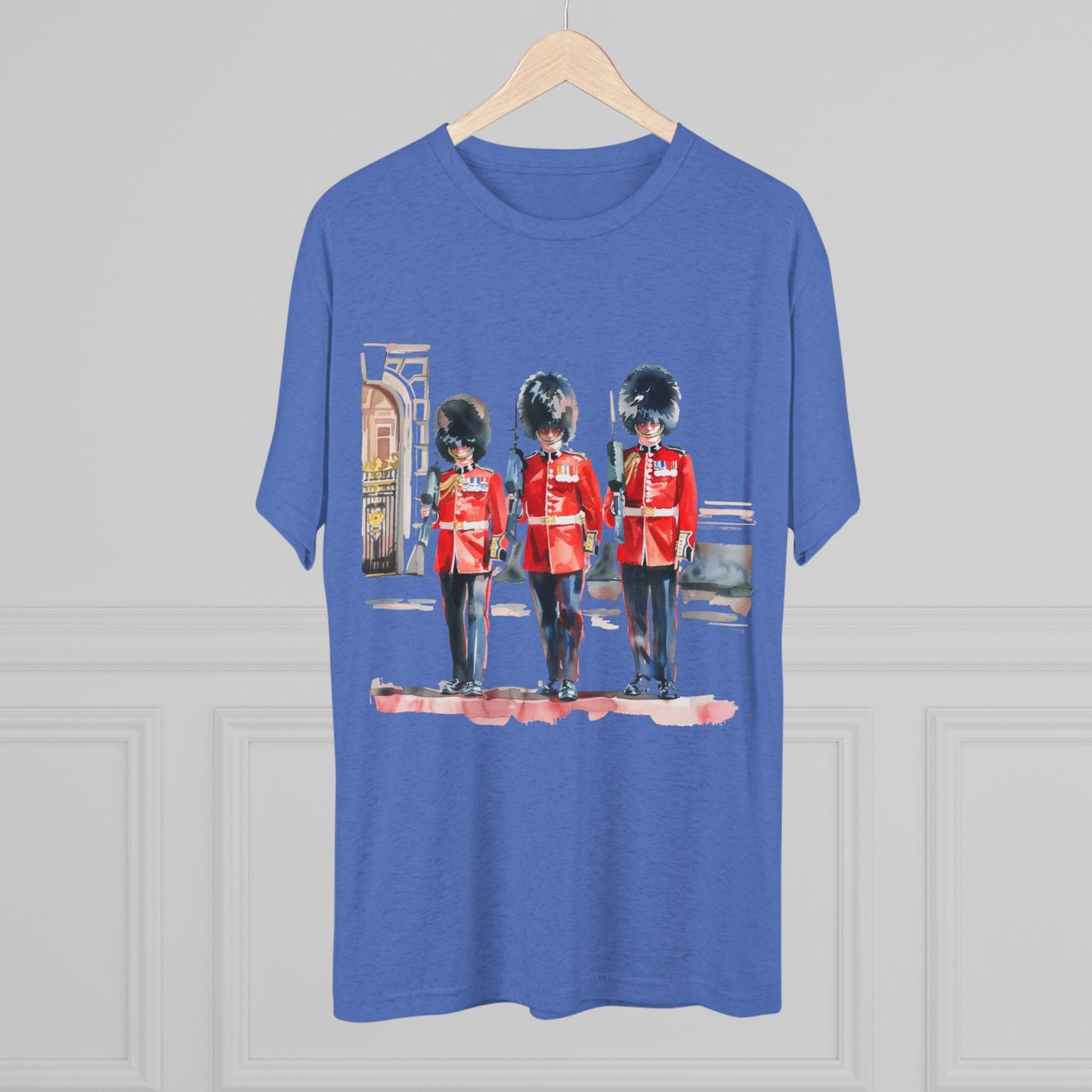 Red Jacket - Bodmin Keep: Cornwall's Army Museum Trendy Unisex Tri-Blend Crew Tee