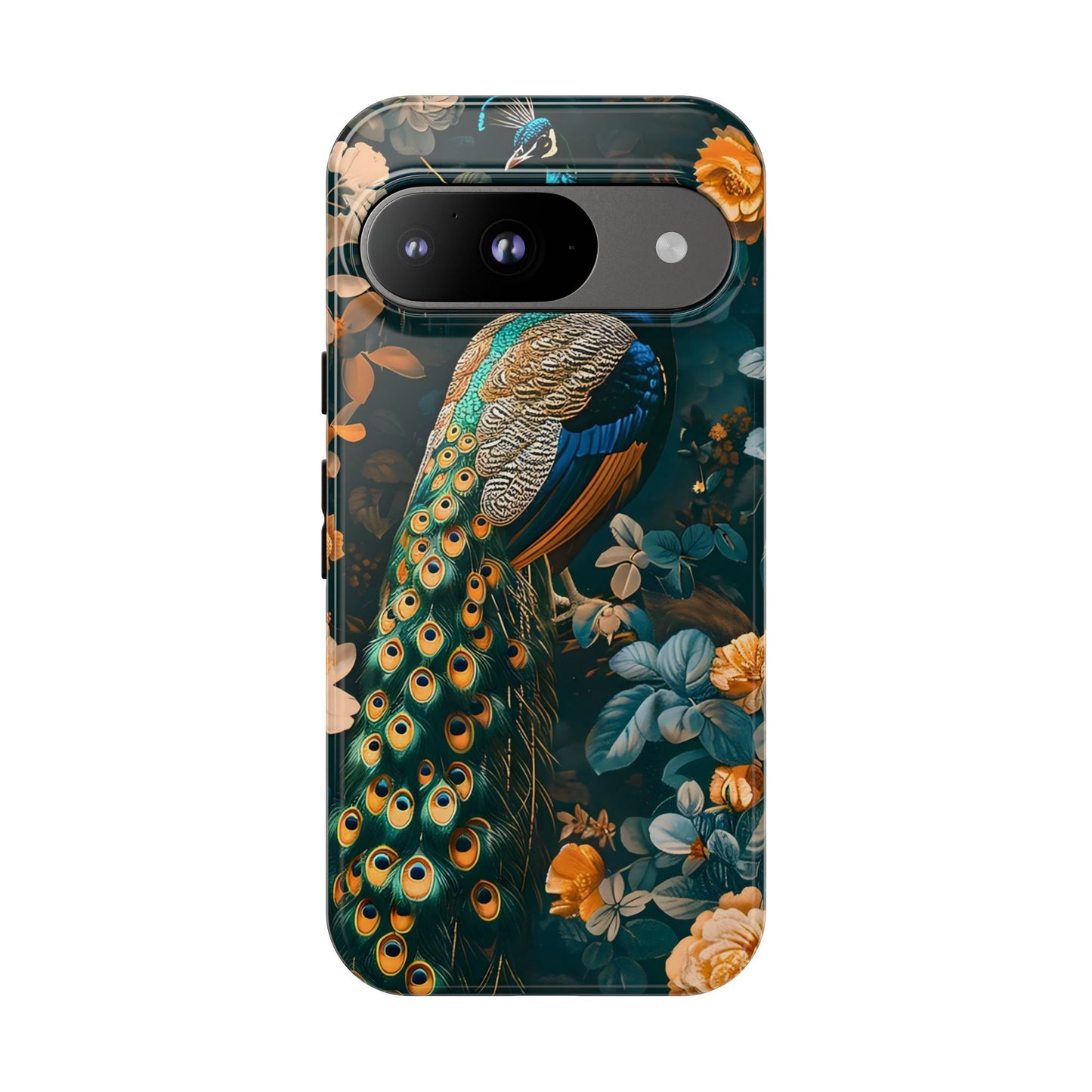 Peacock Phone Case - Elegant Floral Design, Tough Case for Protection, Unique Gift for Nature Lovers, Stylish Accessory, Eco-Friendly