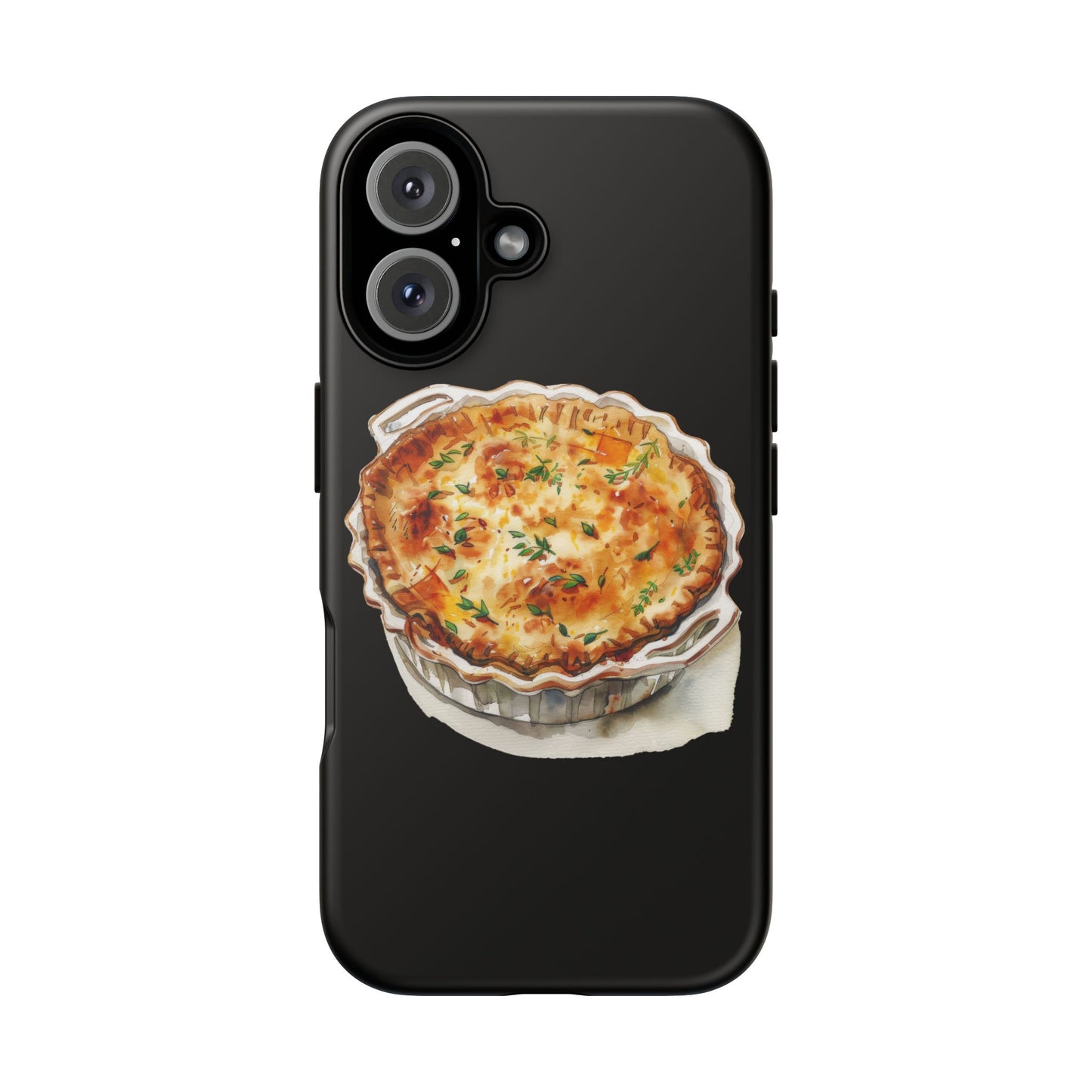 Quiche Phone Case - Funky Kitchen Decor, Foodie Gift, Chef Accessories, Culinary Art, Quirky Phone Cover