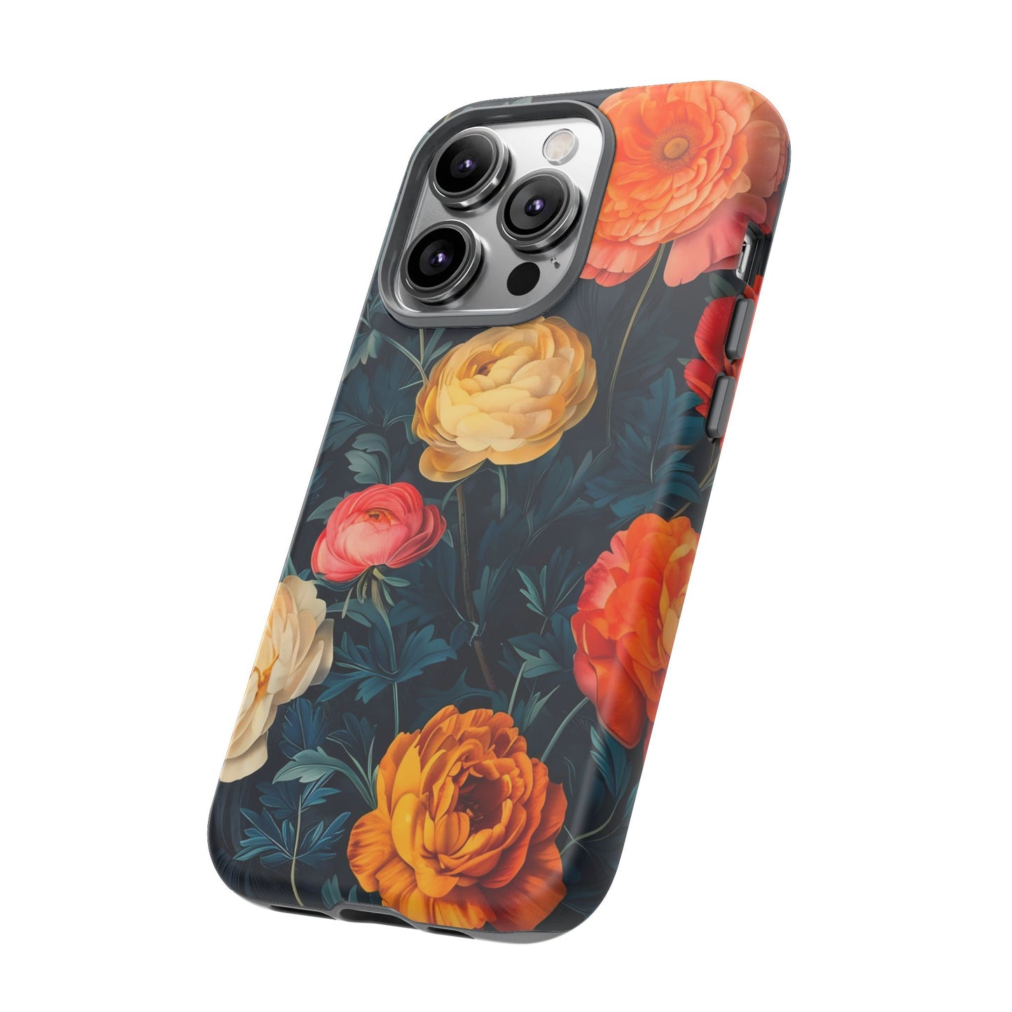 Floral Phone Case - Tough Cases, Stylish Protection, Gift for Flower Lovers, Customizable Cover, Floral Design Mobile Accessory