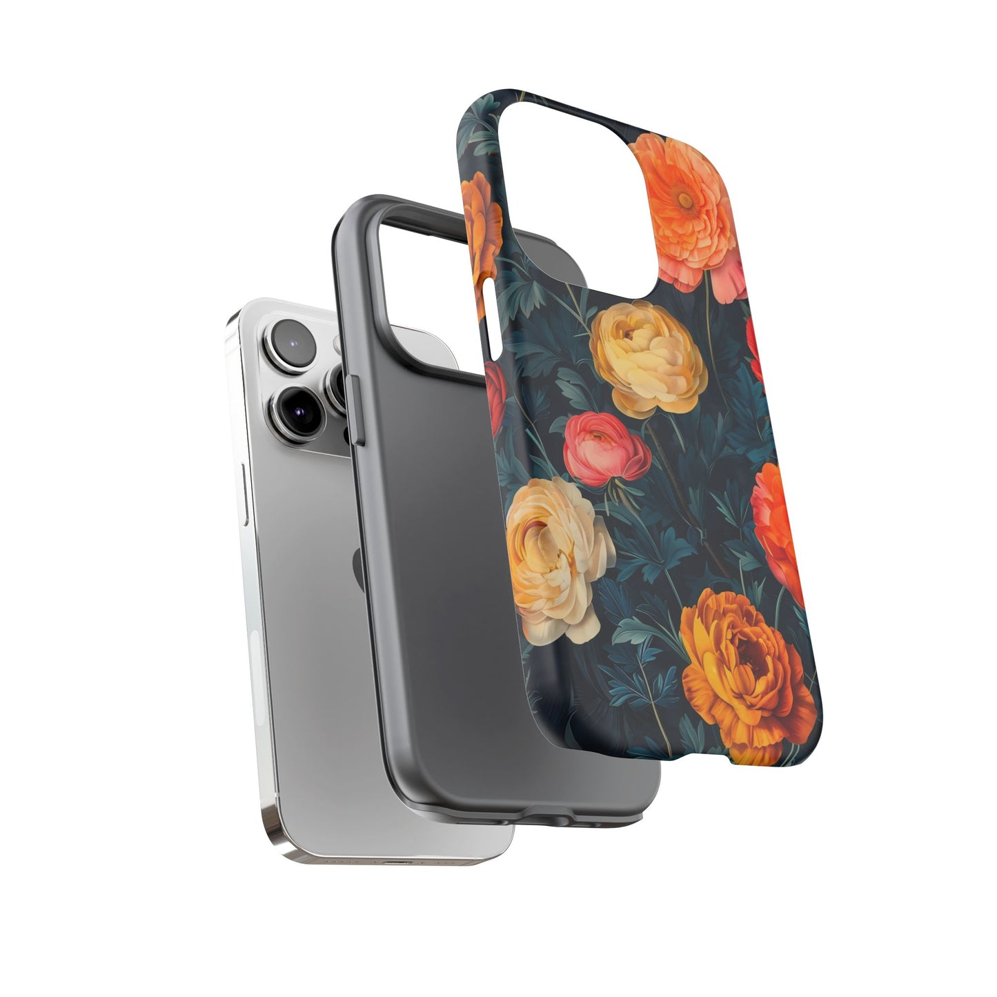 Floral Phone Case, Tough Cases for Phone Protection, Gift for Flower Lovers, Floral Designs, Spring Decor