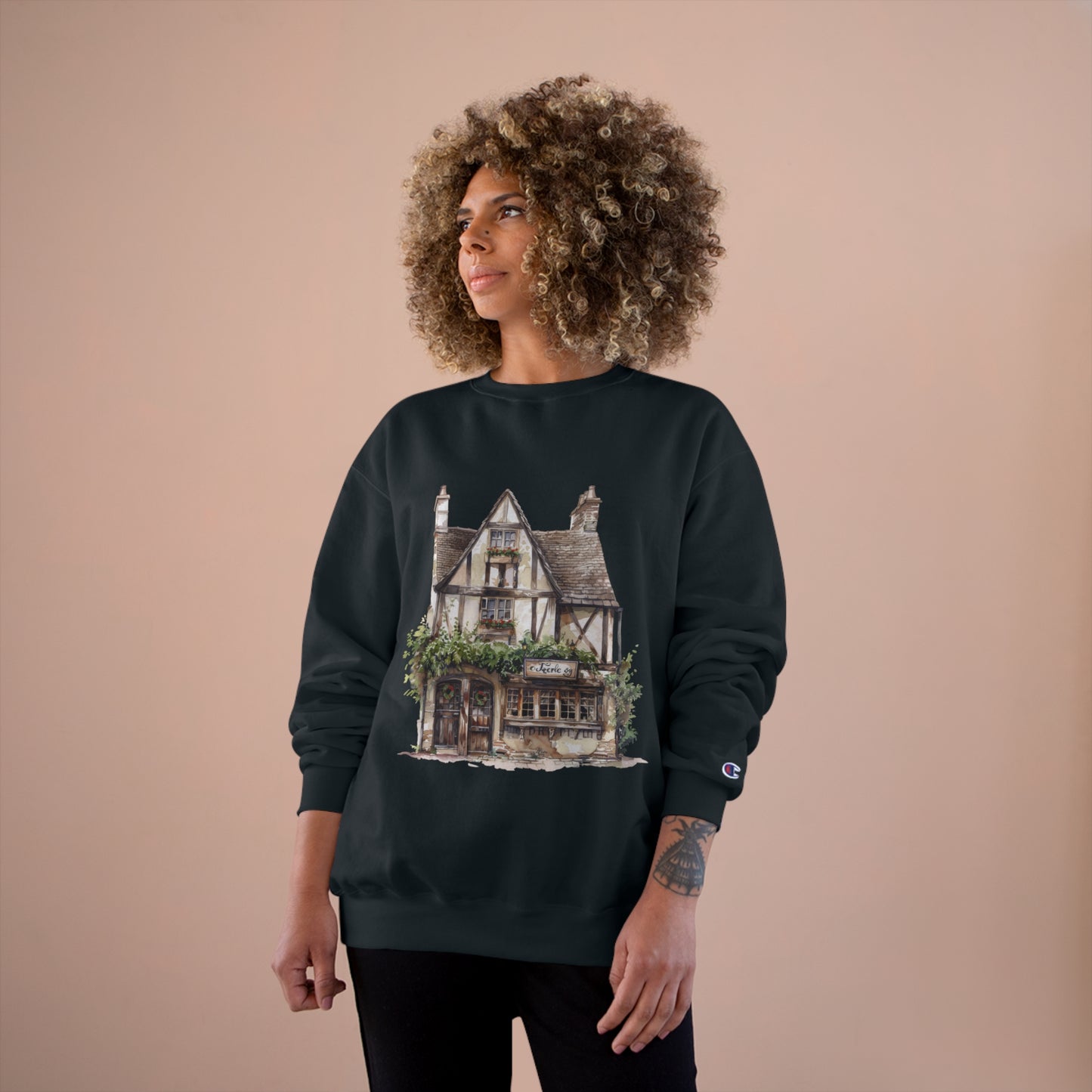 Champion Sweatshirt - From Thatched Roofs to Stone Walls: British Village Houses