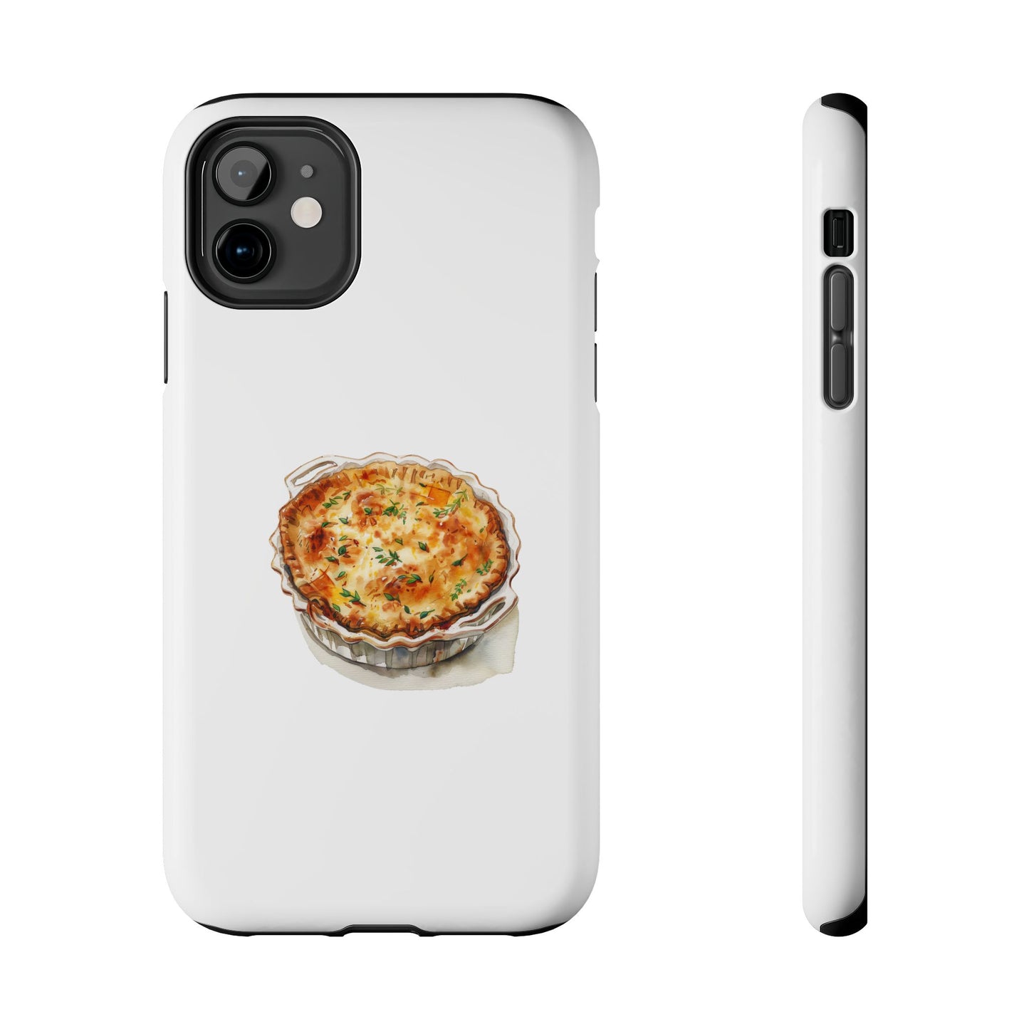 Cute Quiche Phone Case - Tough Protection for Food Lovers