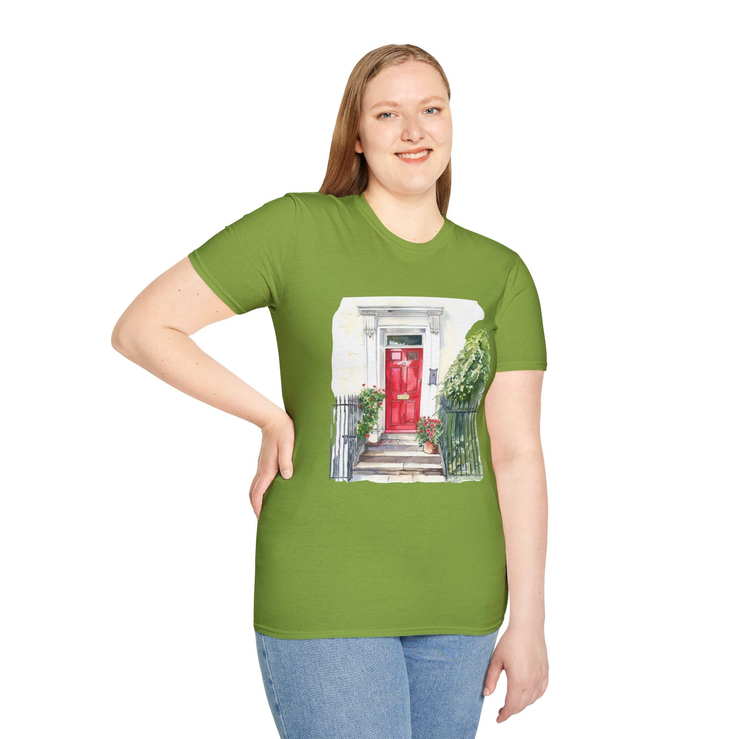 Unisex Softstyle T-Shirt - England Aesthetics - Embracing Classic British Charm and Style