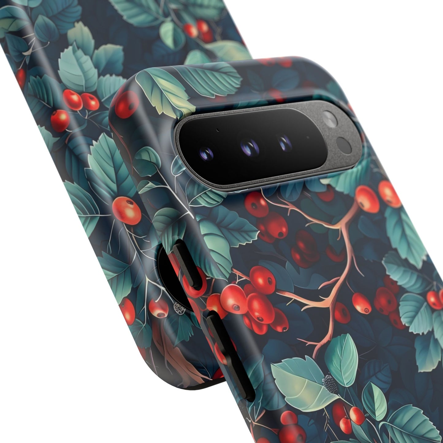 Berry Blossom Phone Case - Nature Lover's Gift, Floral Design, Cute Accessory for Spring, Unique Tech Cover, Perfect for Holidays