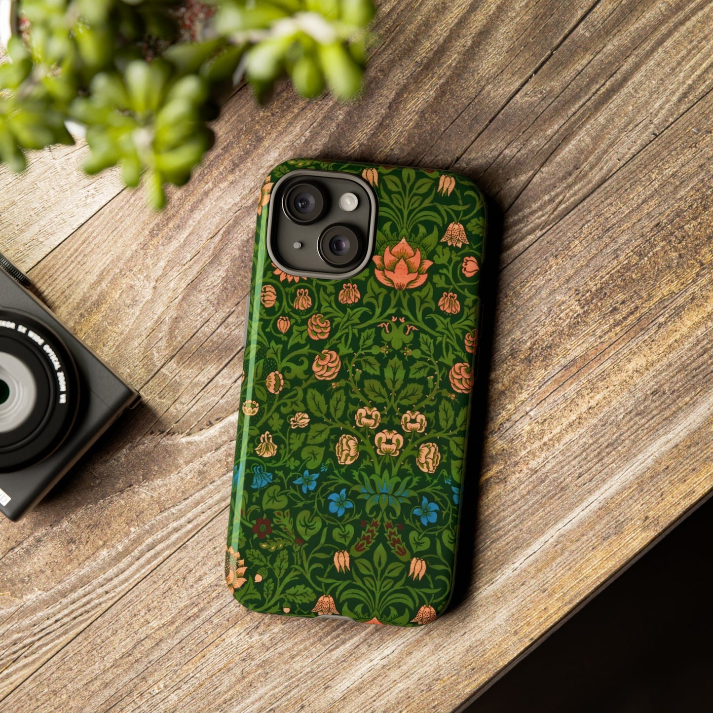 Crimson Leaf Whirl – Phone Case - Tough Cases