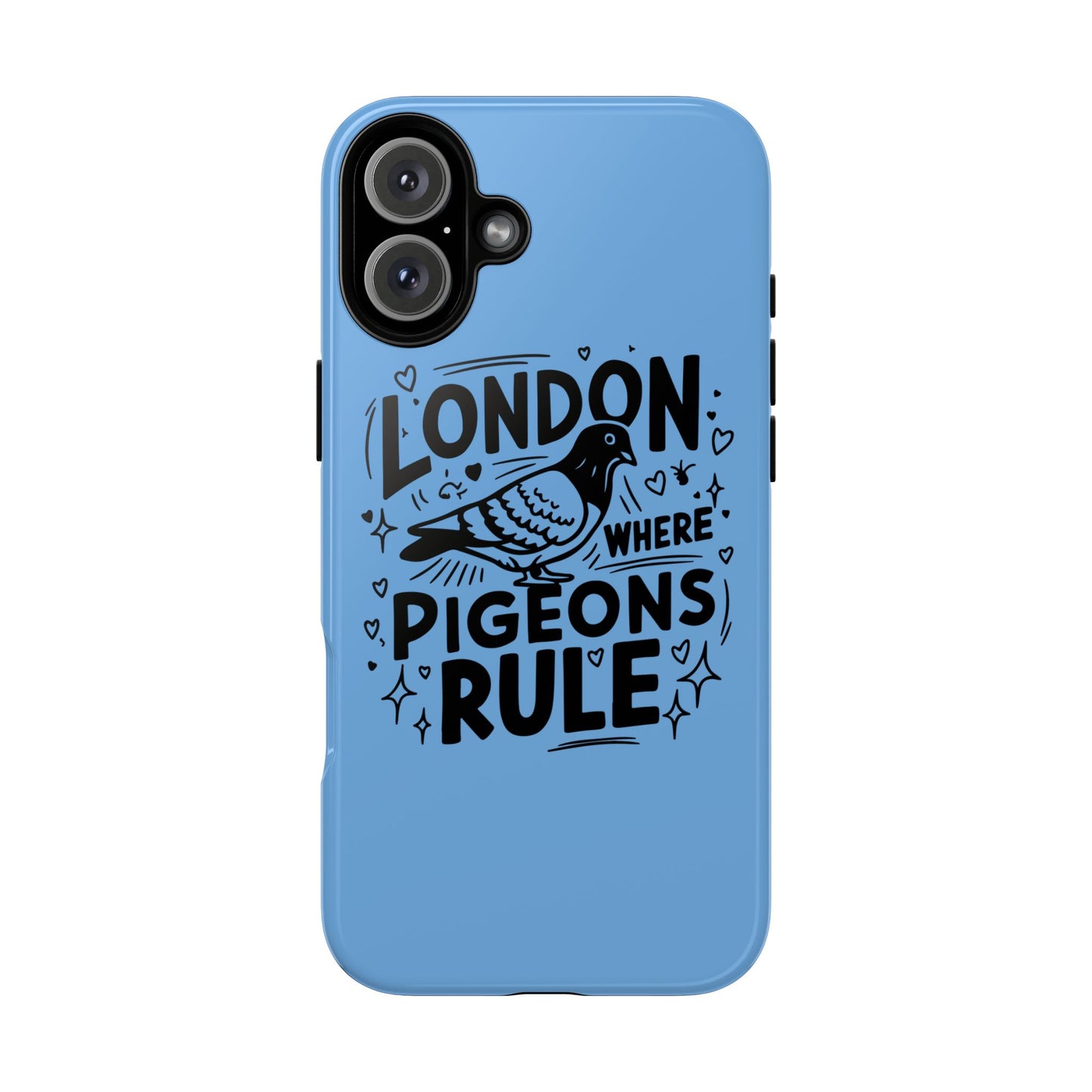 London Pigeon Phone Case, Urban Art Accessory, Tough Phone Cover, Gift for Bird Lovers, London Souvenir, Unique Cell Phone Case