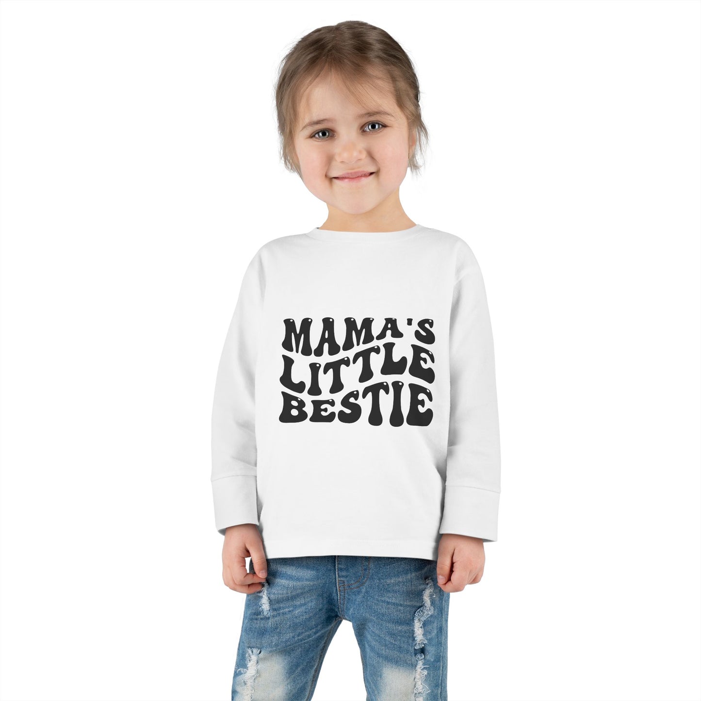 Mama's Little Bestie Toddler Long Sleeve Tee