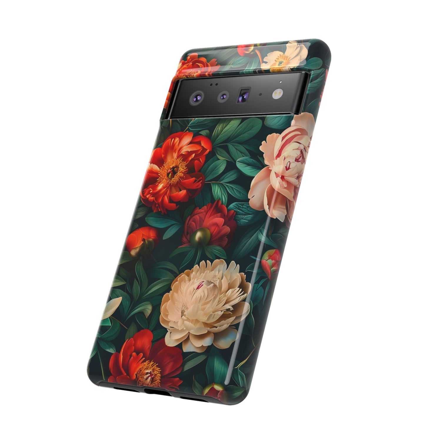 Floral Phone Case - Tough Cases, Vibrant Protection, Gift for Her, Cute Floral Design, Trendy Accessory, Perfect for Spring
