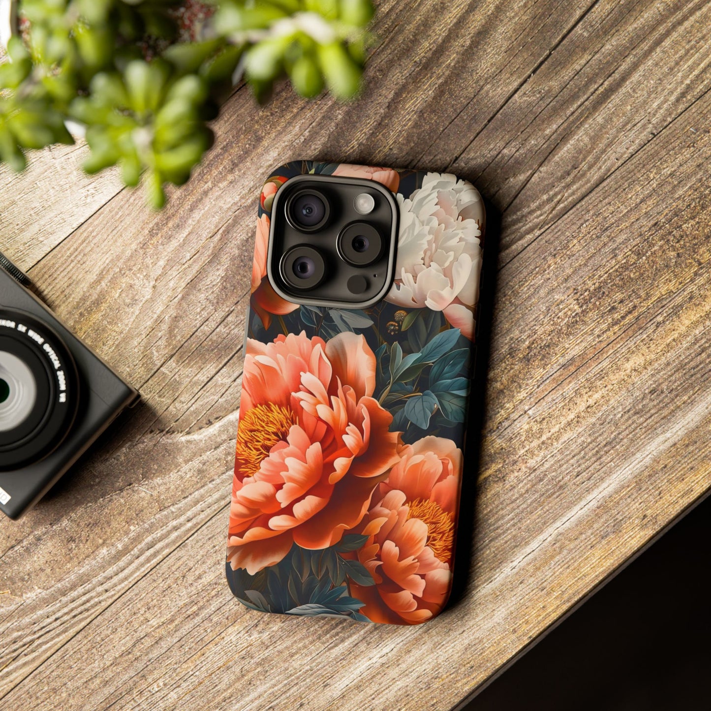 Floral Phone Case - Tough Cases, Durable Cover, Flower Design, Unique Gift, Phone Accessories