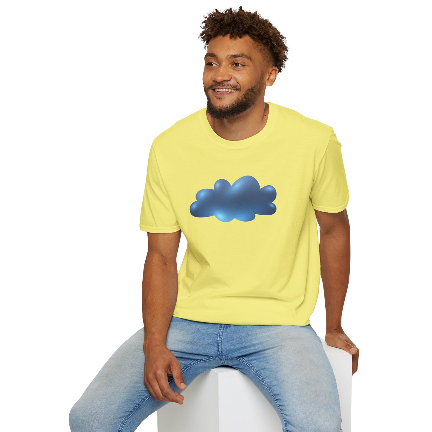 Serene Cloudscape - Dreamy Cloud Versatile Unisex Softstyle T-Shirt