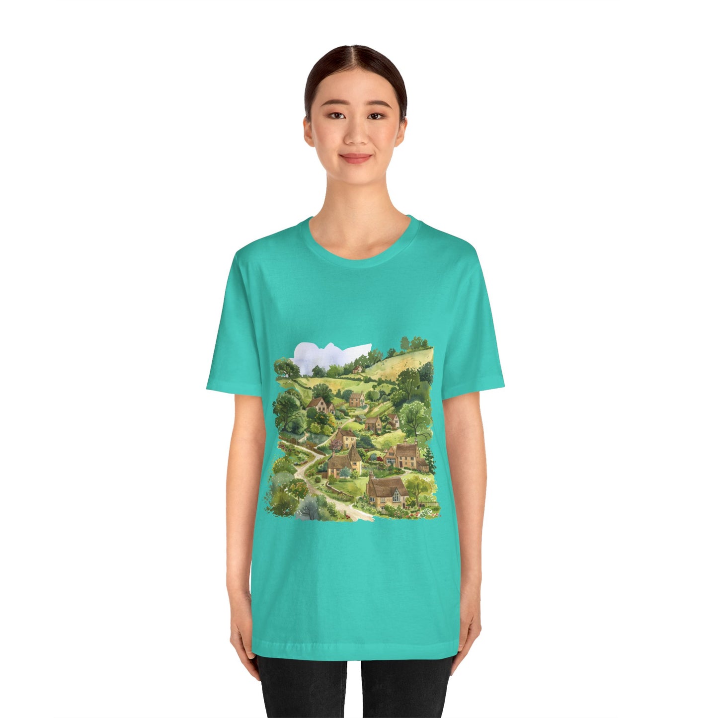 Unisex Jersey Short Sleeve Tee - Enchanting Landscapes of Britain