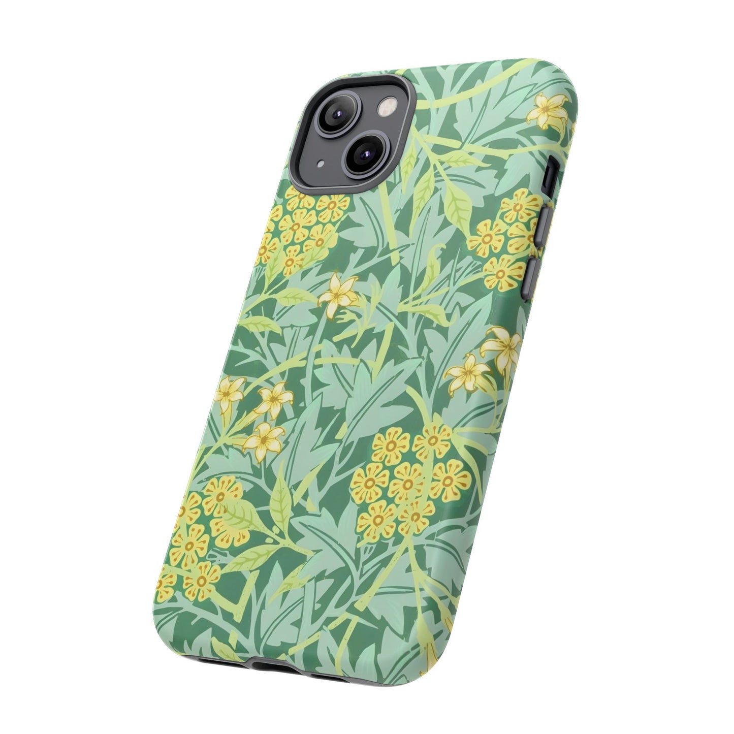 Tough Cases Organic Floral Phone Case, Stylish iPhone Cover, Eco-Friendly Gift, Nature Lover Accessory, Spring Decor, Unique Phone Protector