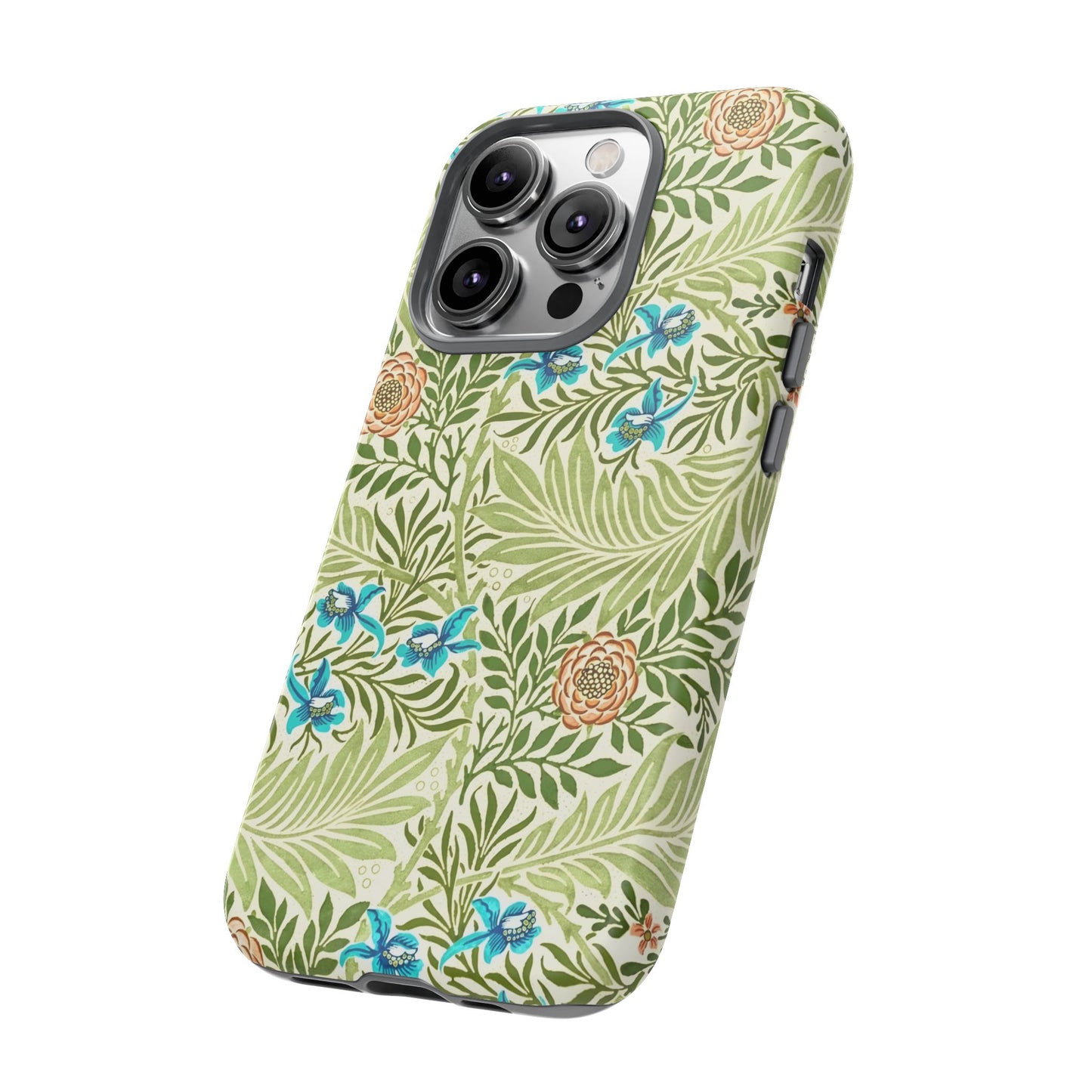 Tough Cases Phone Case, Botanical Print Phone Cover, Floral Smartphone Accessory, Nature-Inspired Tech Gear, Gift for Plant Lovers